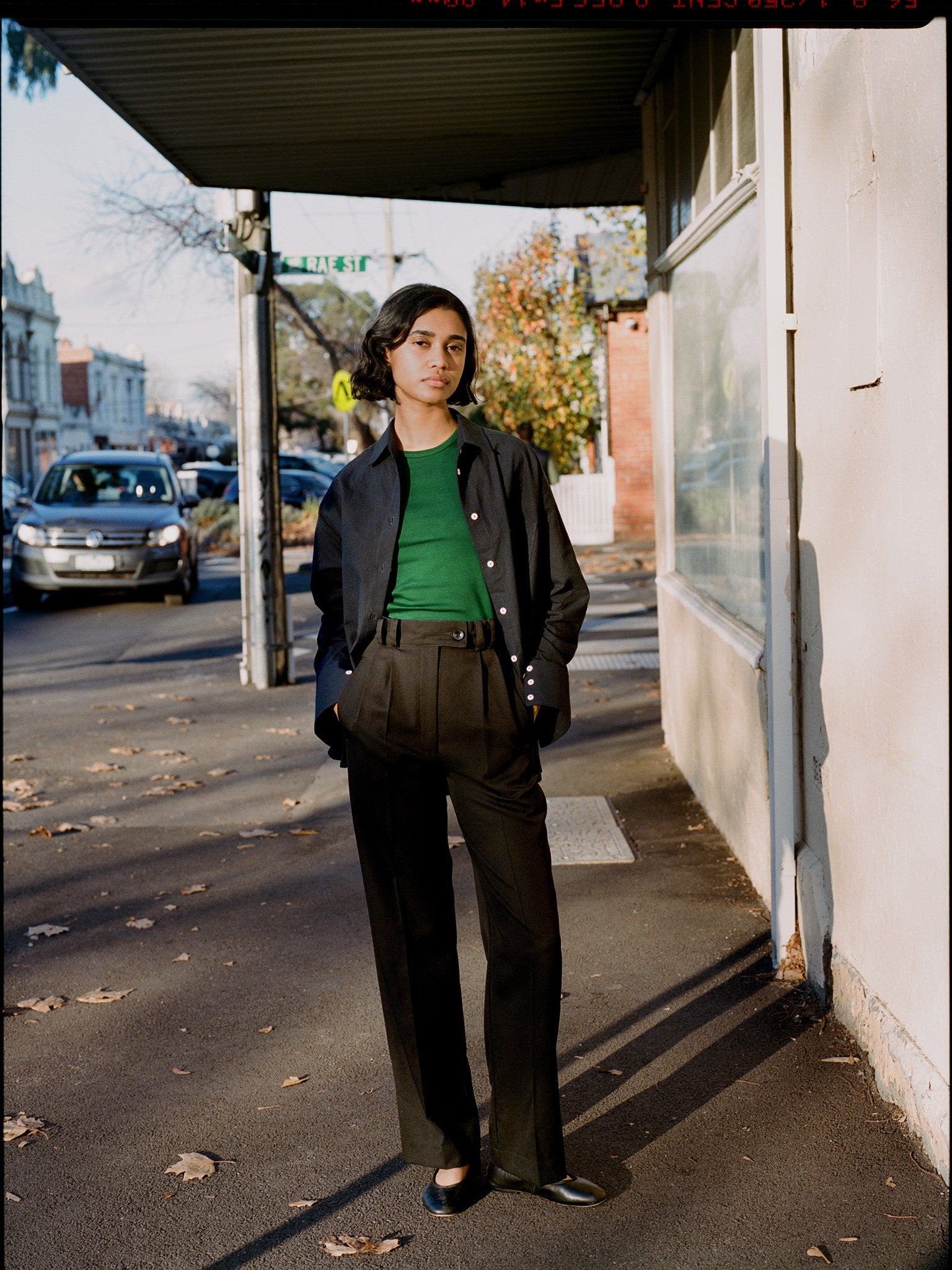 Yu Tailored Black Japanese Twill Wool Pants