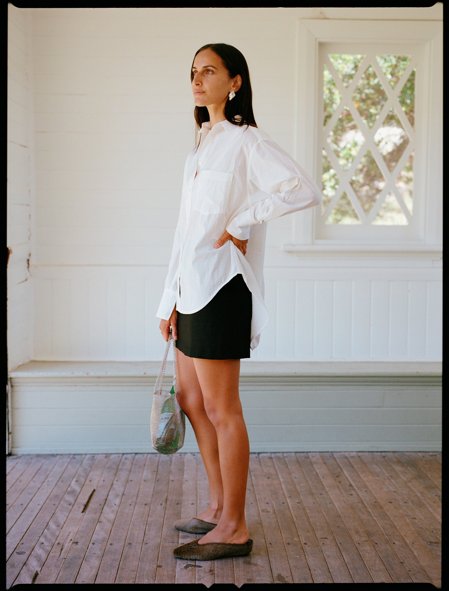 Back in Stock - White Japanese Cotton Artist Shirt