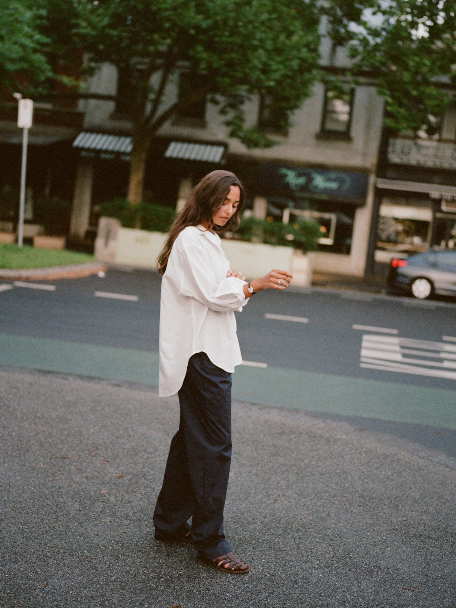 Back in Stock - White Japanese Cotton Artist Shirt