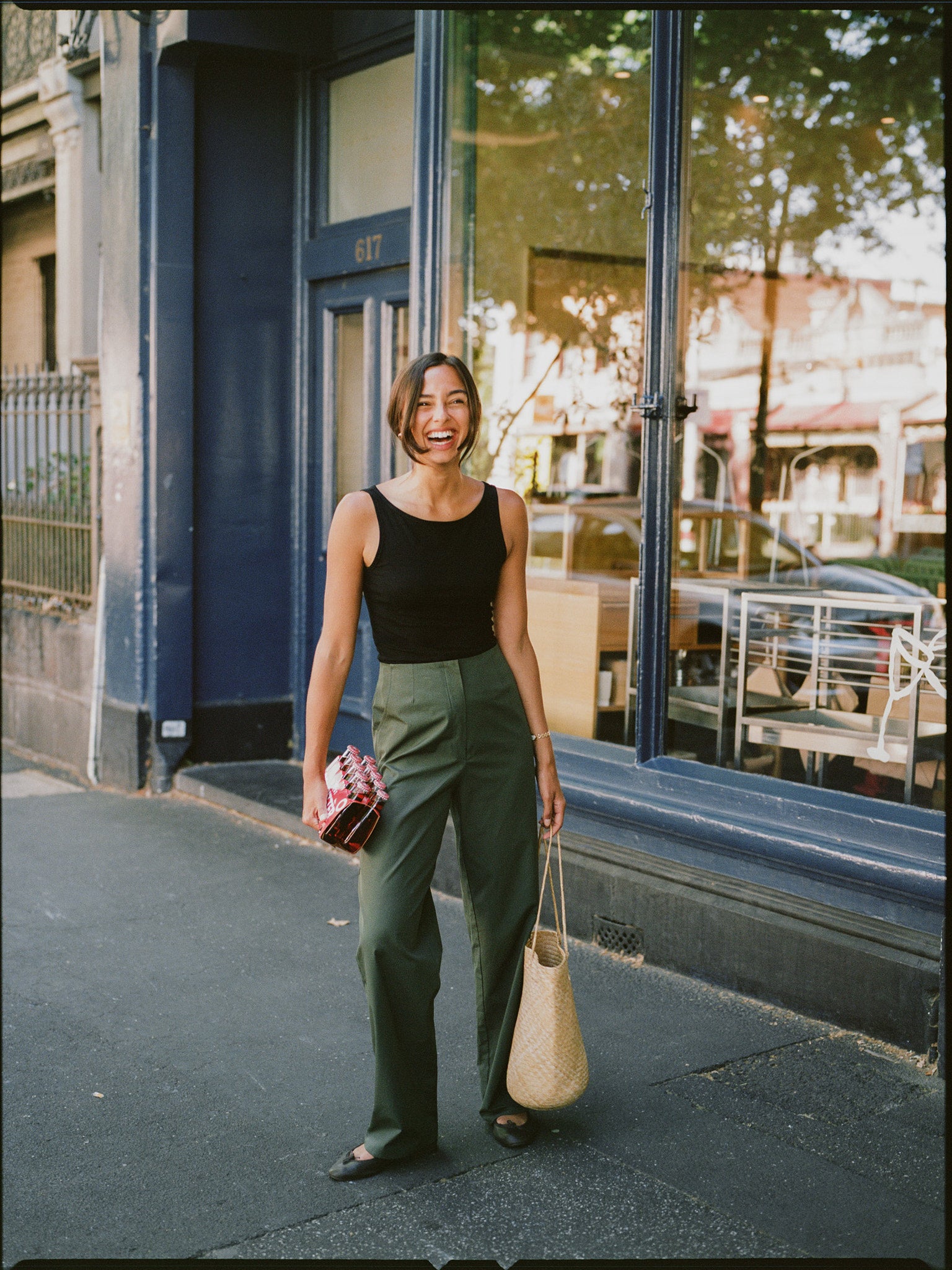 Recently Back in Stock - Etta Black Cotton Top