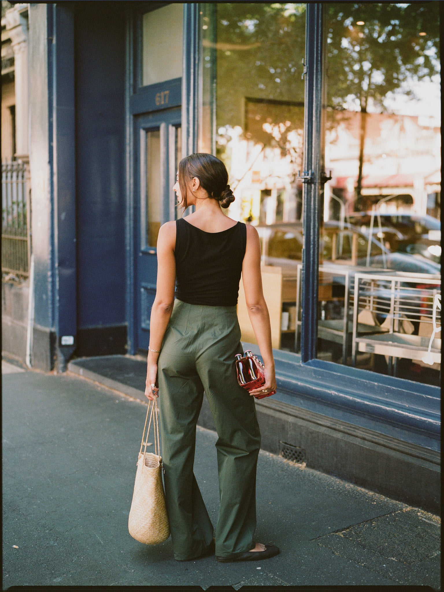 Recently Back in Stock - Etta Black Cotton Top