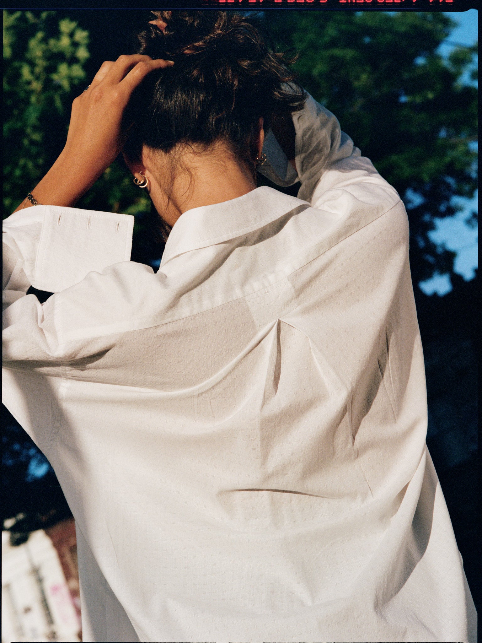 White Japanese Cotton Artist Shirt