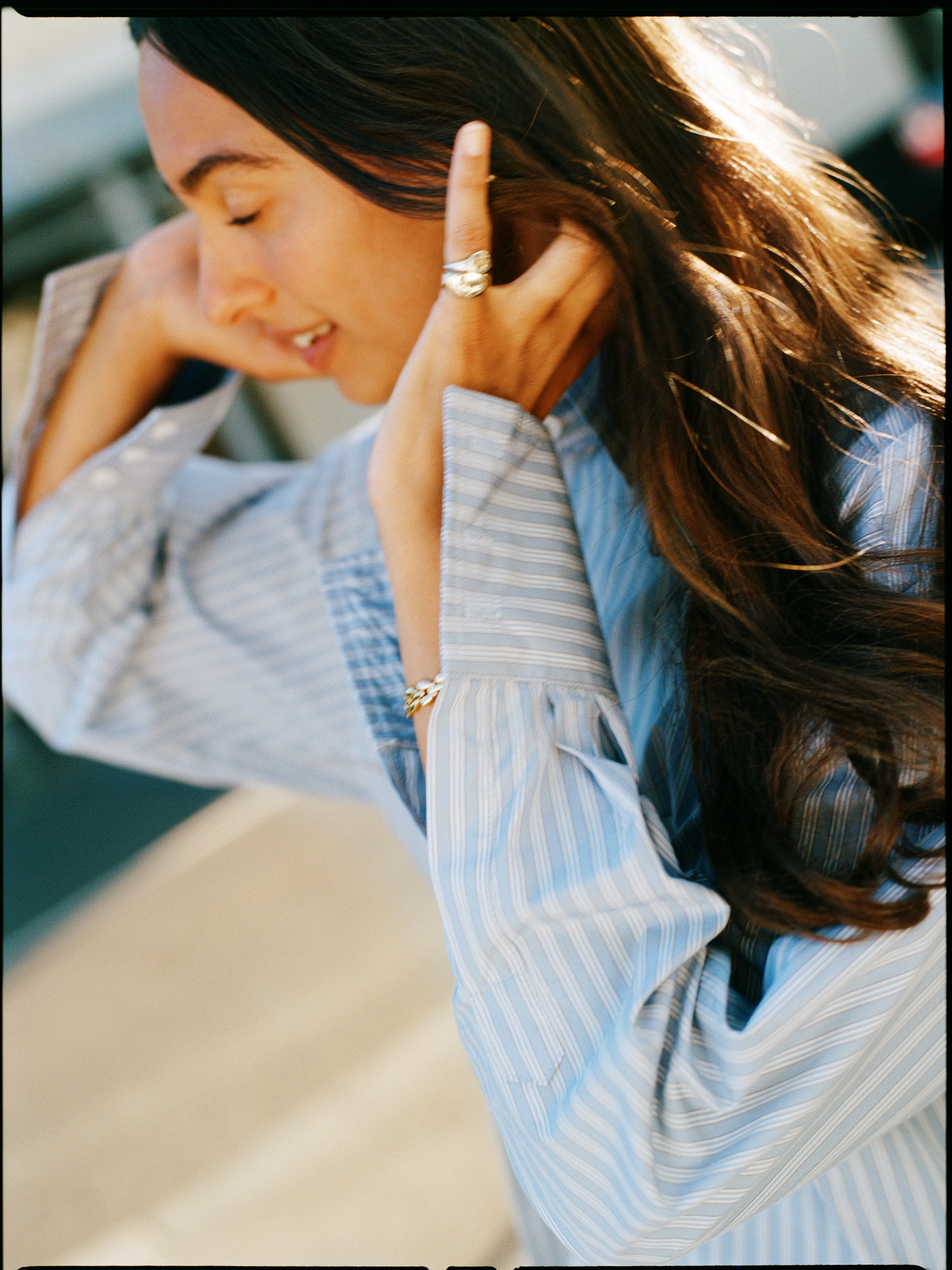 Pre-Order Artist Japanese Blue Cotton Shirt