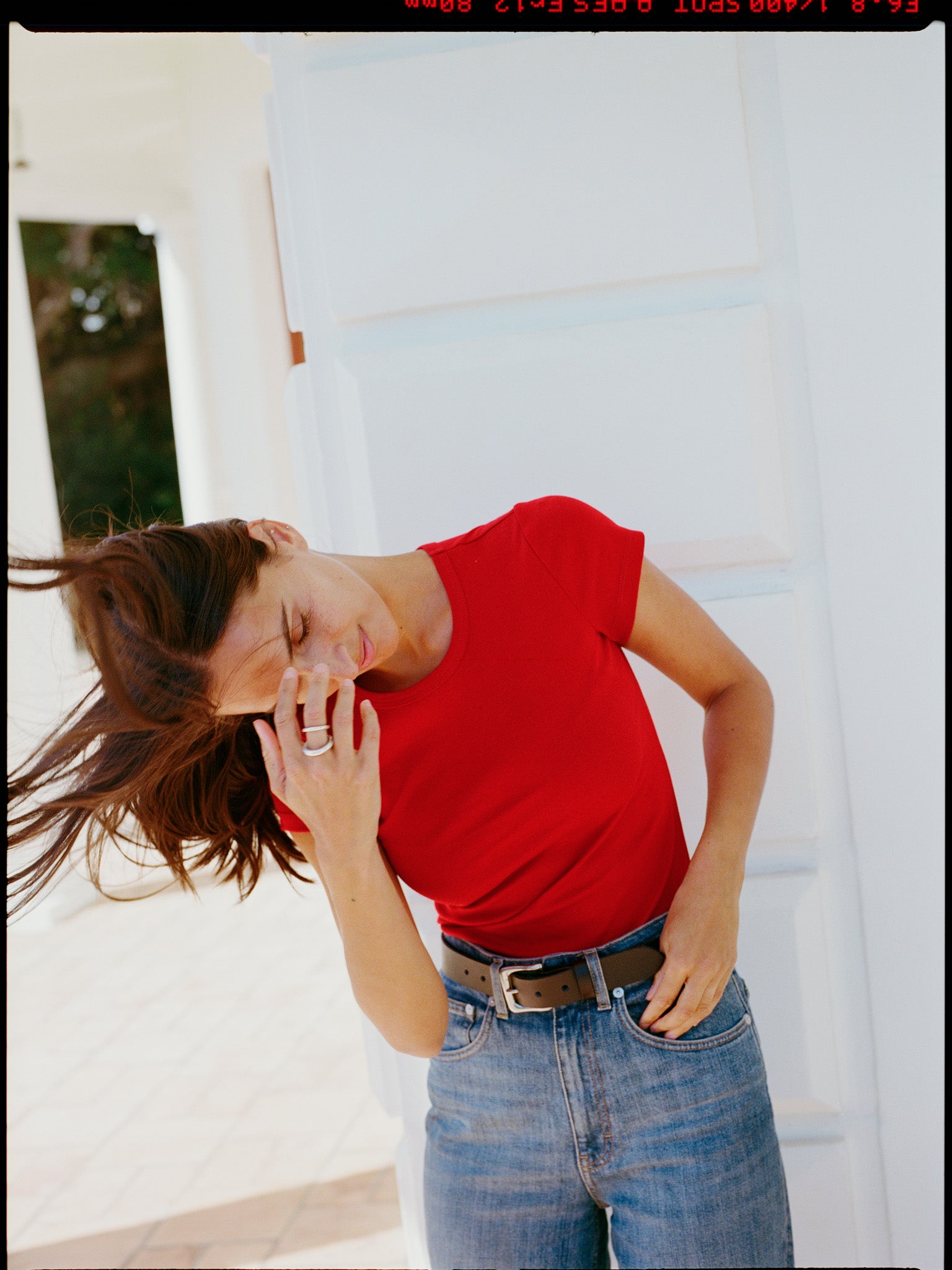 Recently Back in Stock - Vera Tomato Japanese Organic Cotton T