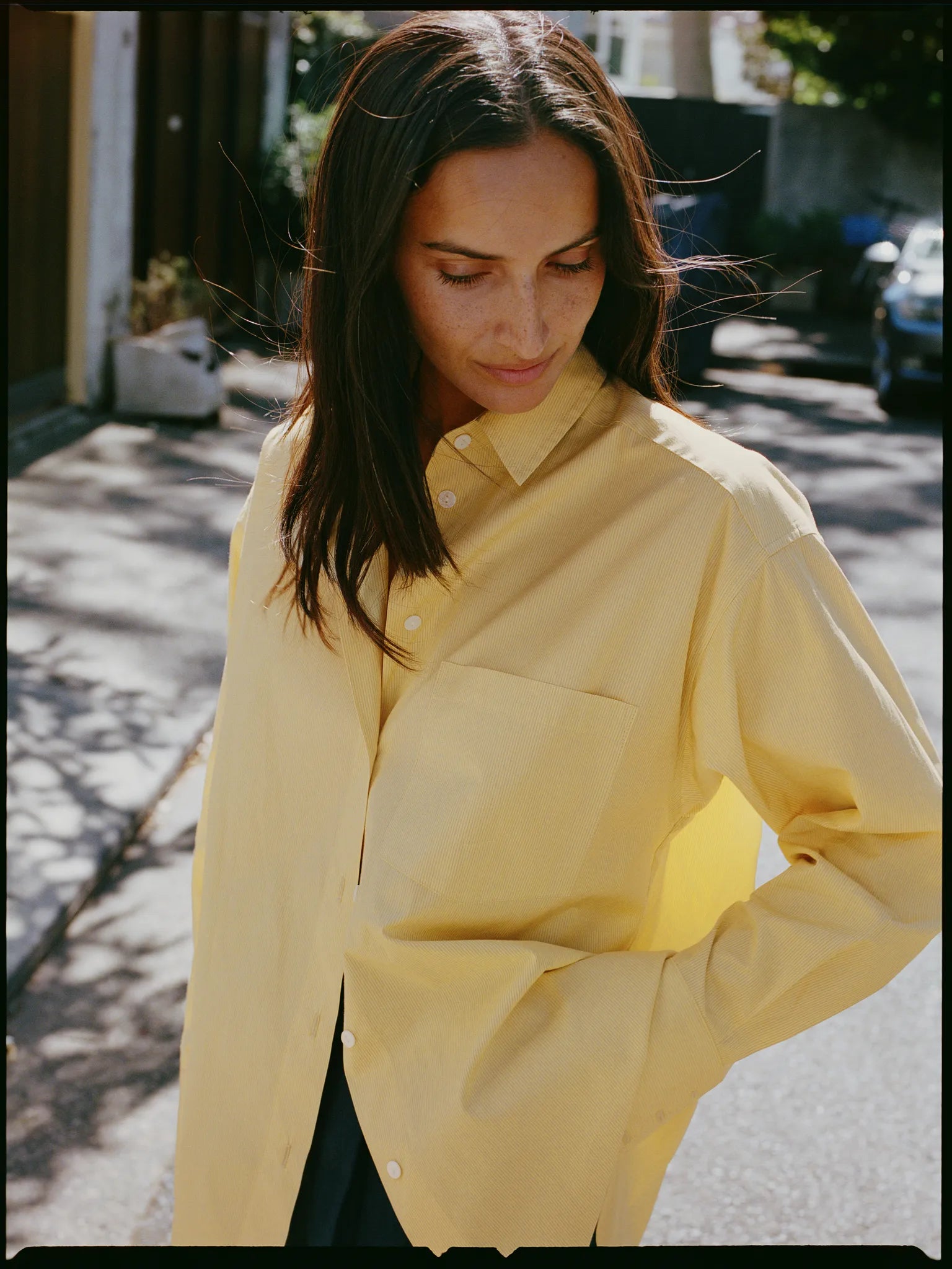 Artist Japanese Butter Stripe Cotton Shirt