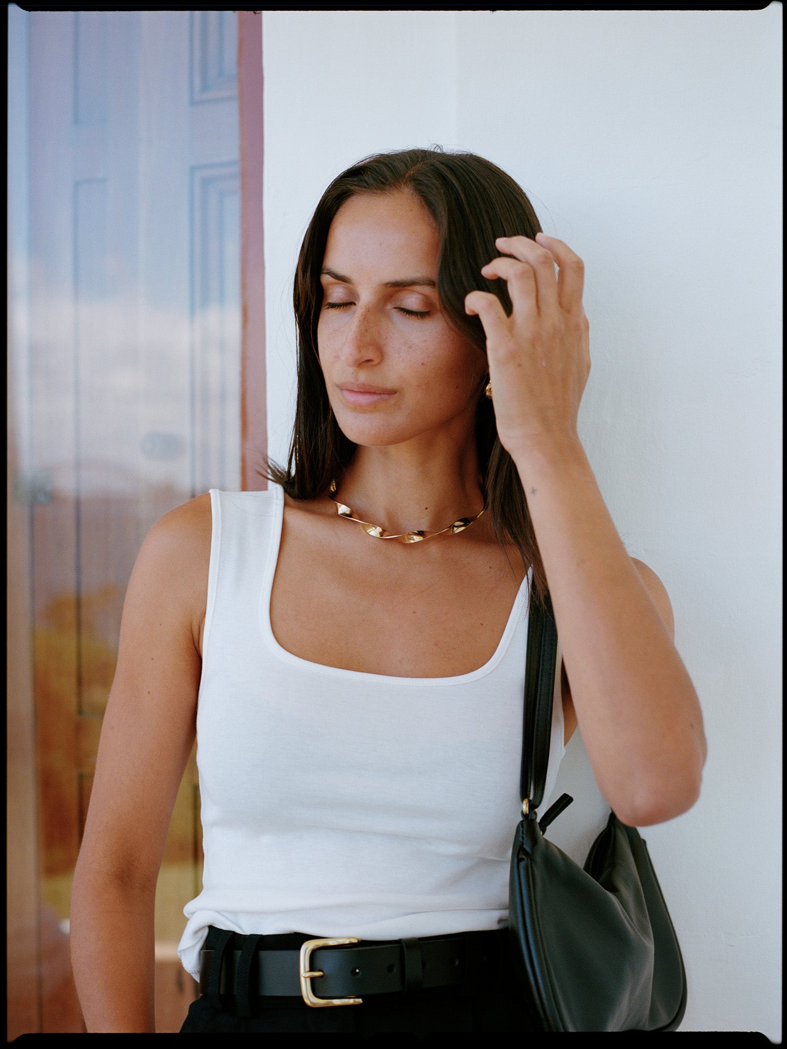 Recently in Stock - Edith White Cotton Top