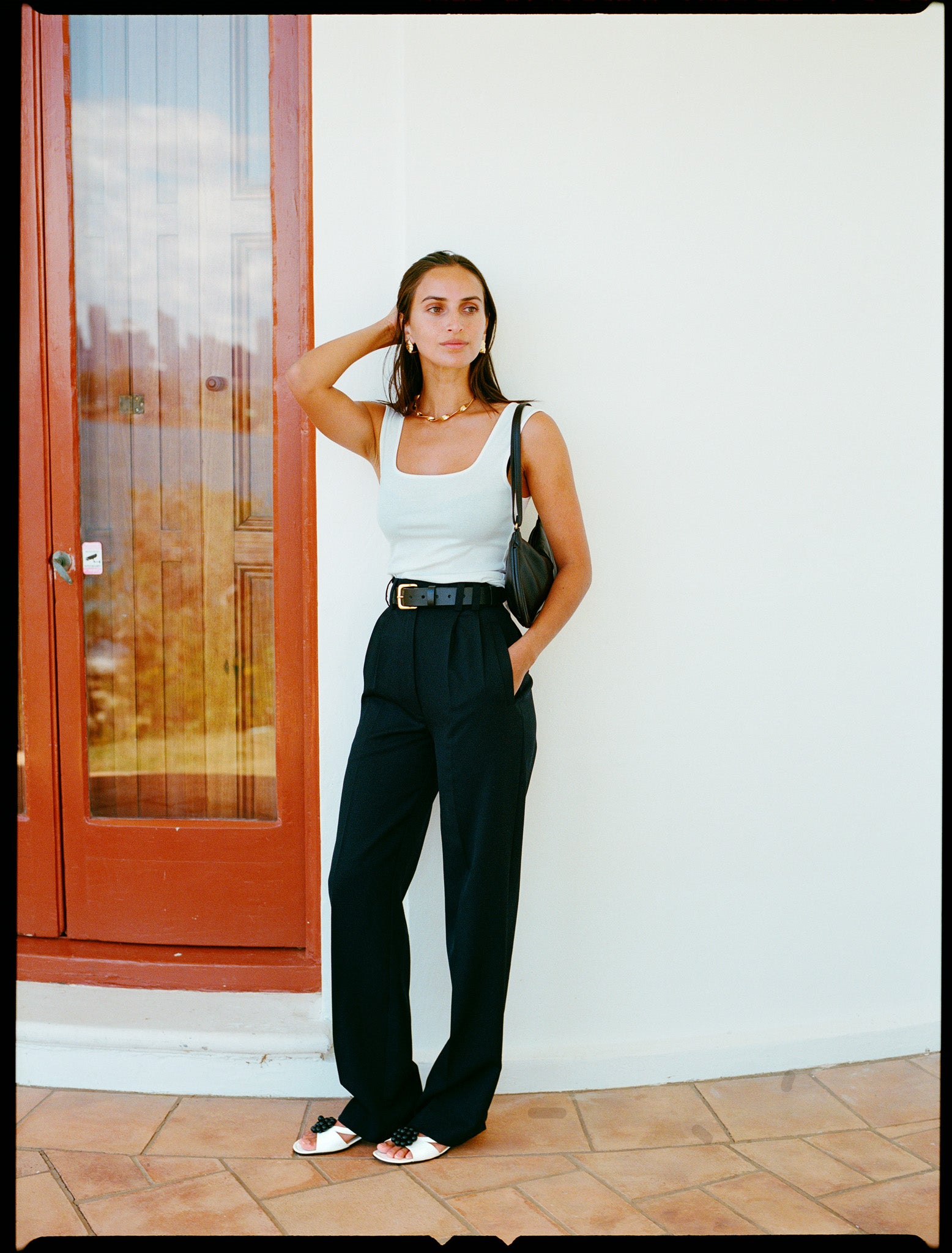 Recently in Stock - Edith White Cotton Top