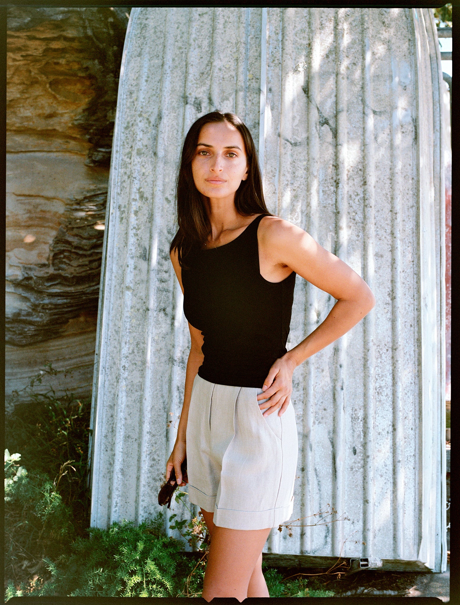 Recently Back in Stock - Etta Black Cotton Top