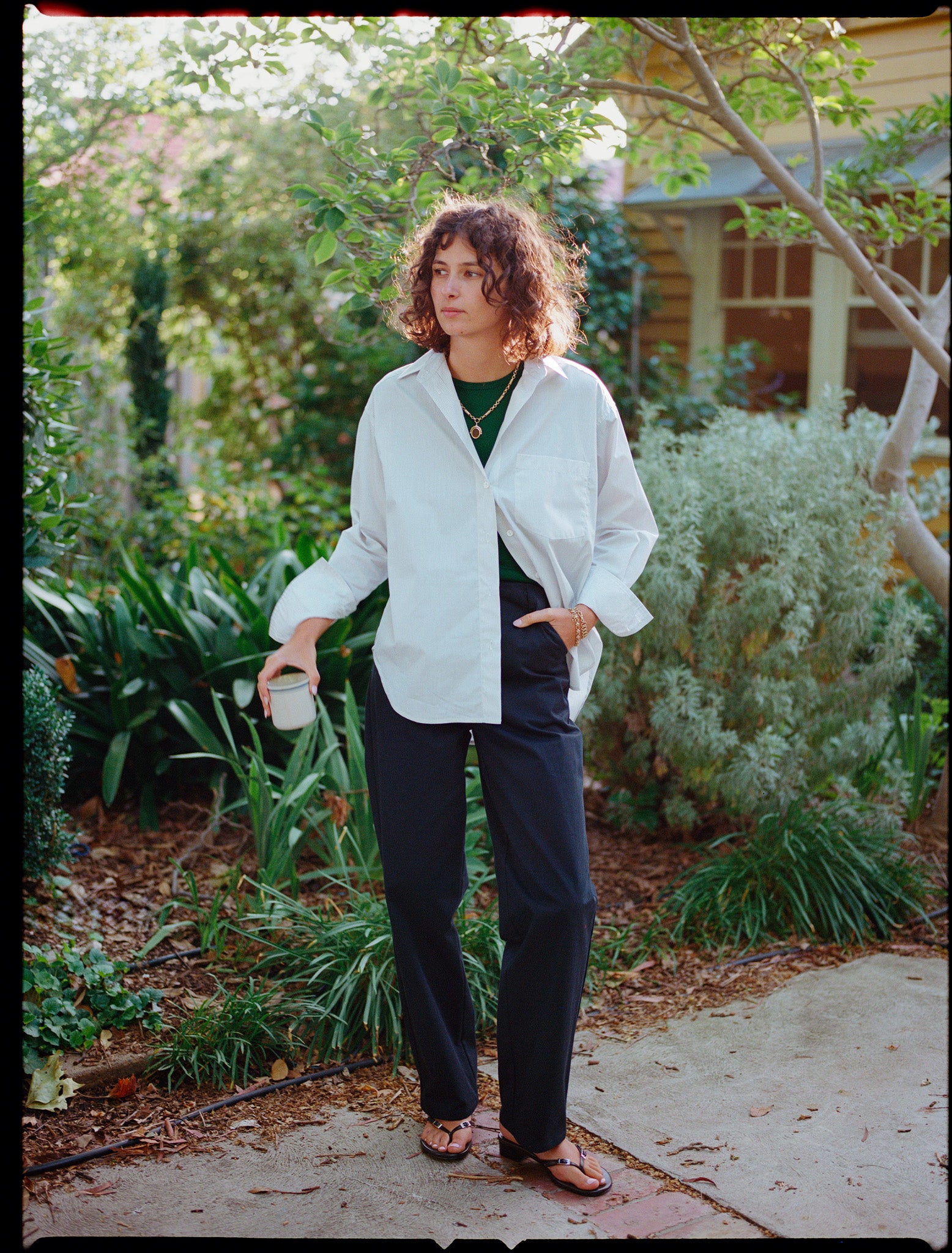 Recently in Stock - Artist Japanese White Pinstripe Cotton Shirt