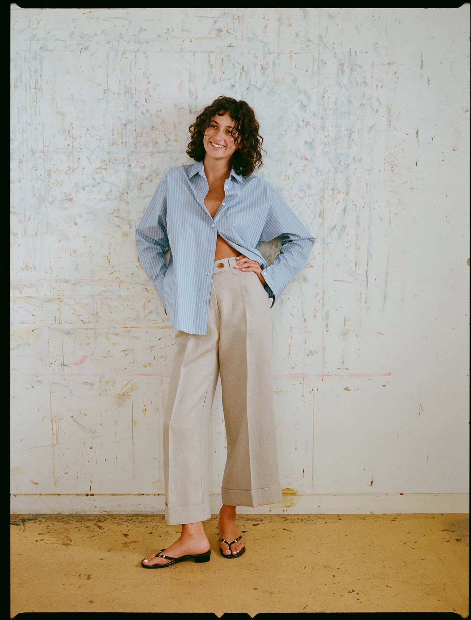 Recently Back in Stock - Ines Biscotti Japanese Linen Pants