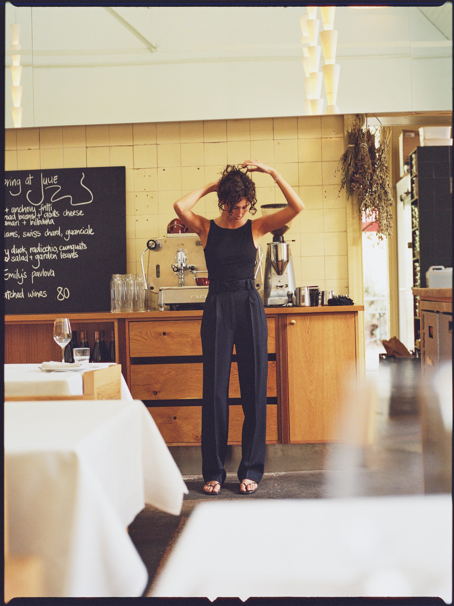 Pre-Order Etta Black Cotton Top