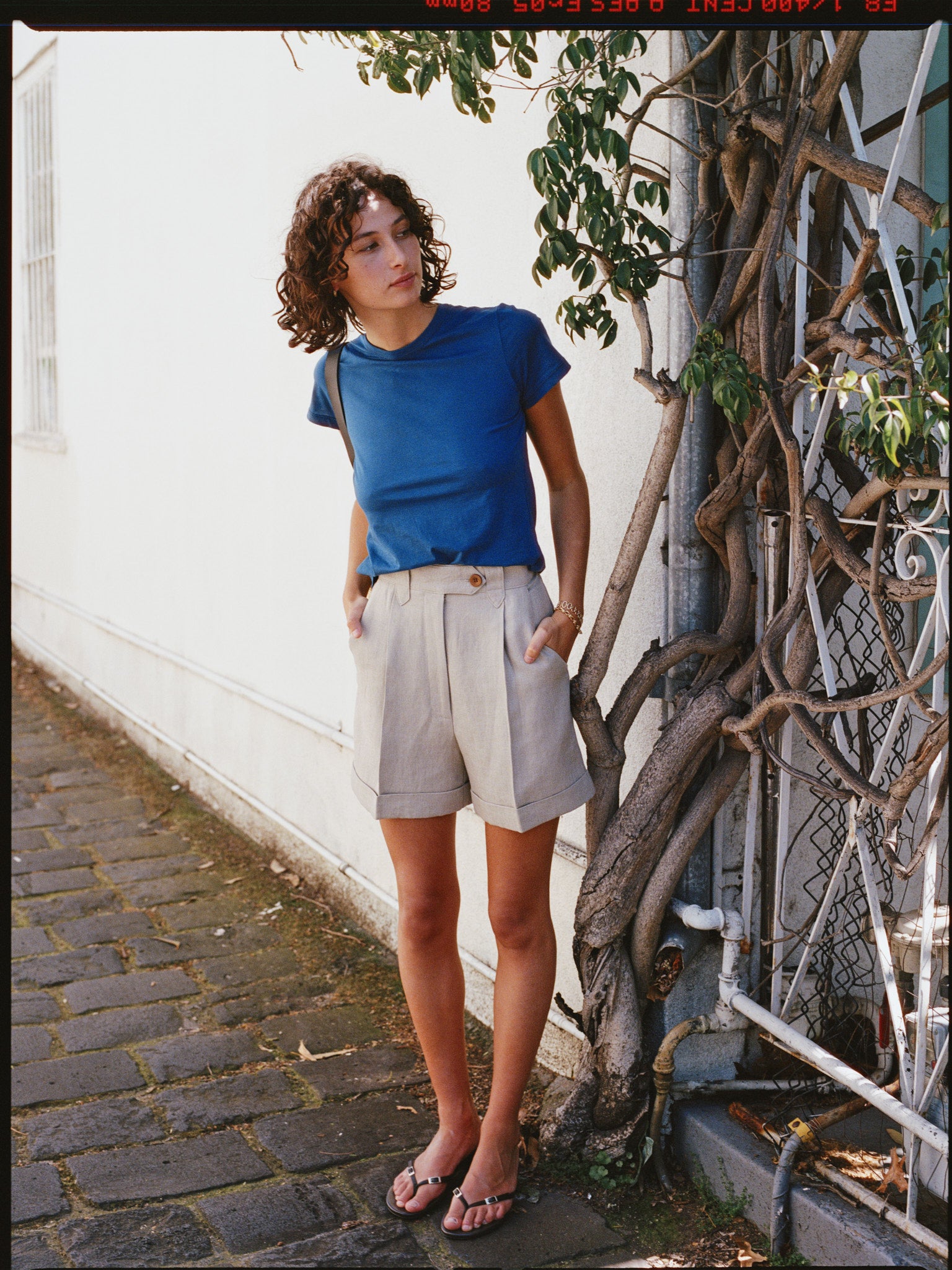 Ada Oat Japanese Linen Shorts