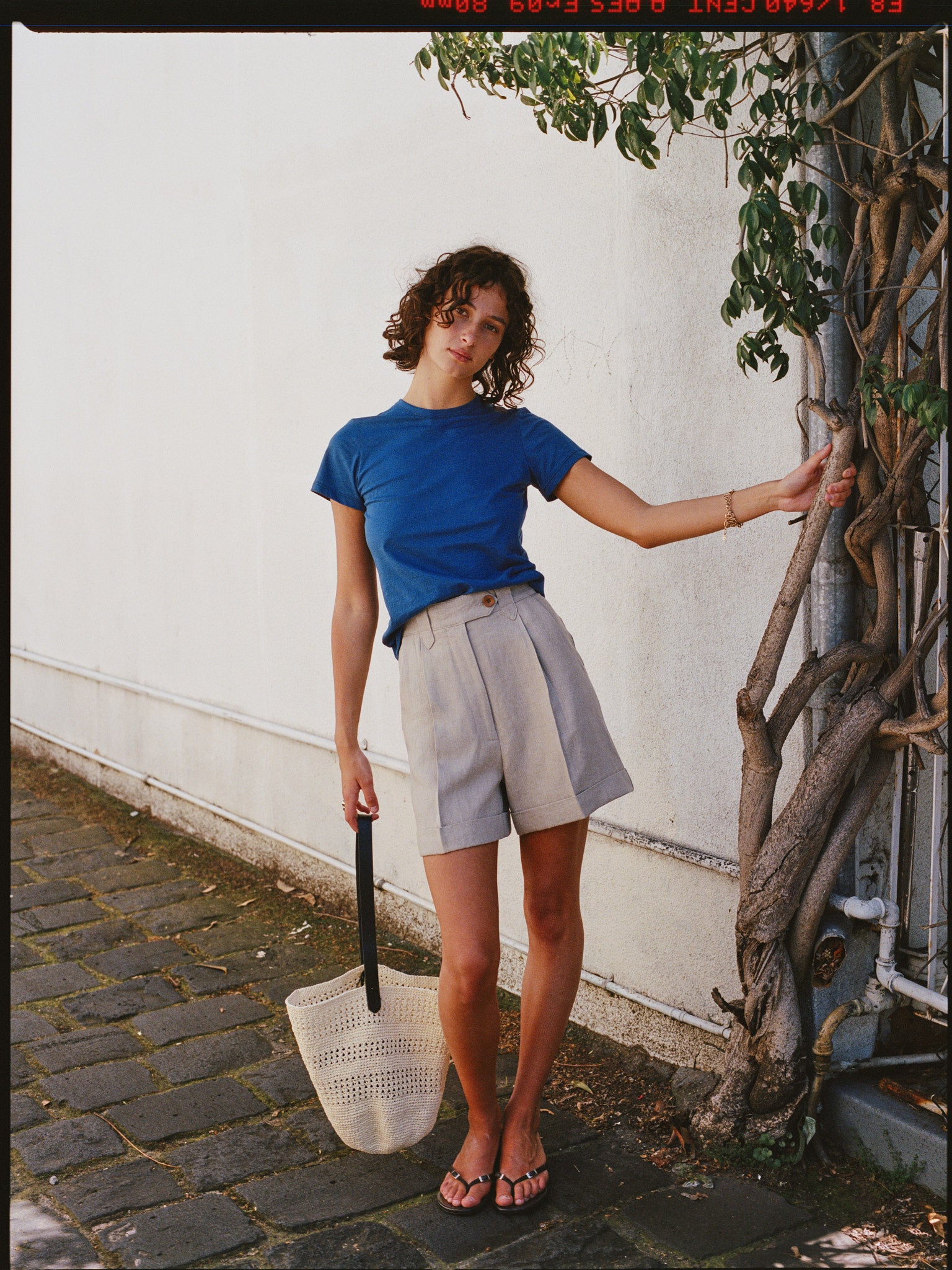 Recently Back in Stock - Pete Blue Soft Japanese Cotton T