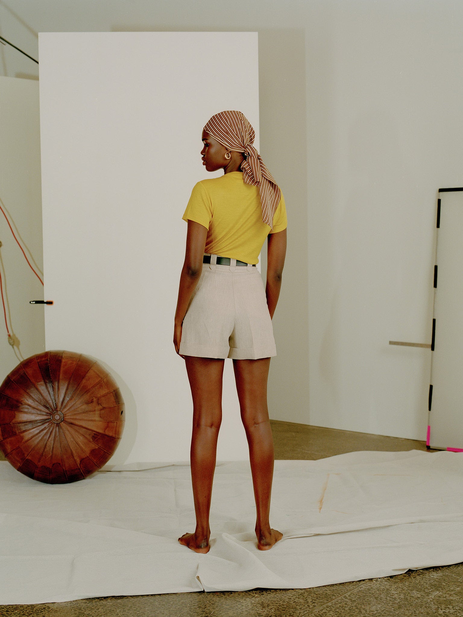 Ada Oat Japanese Linen Shorts