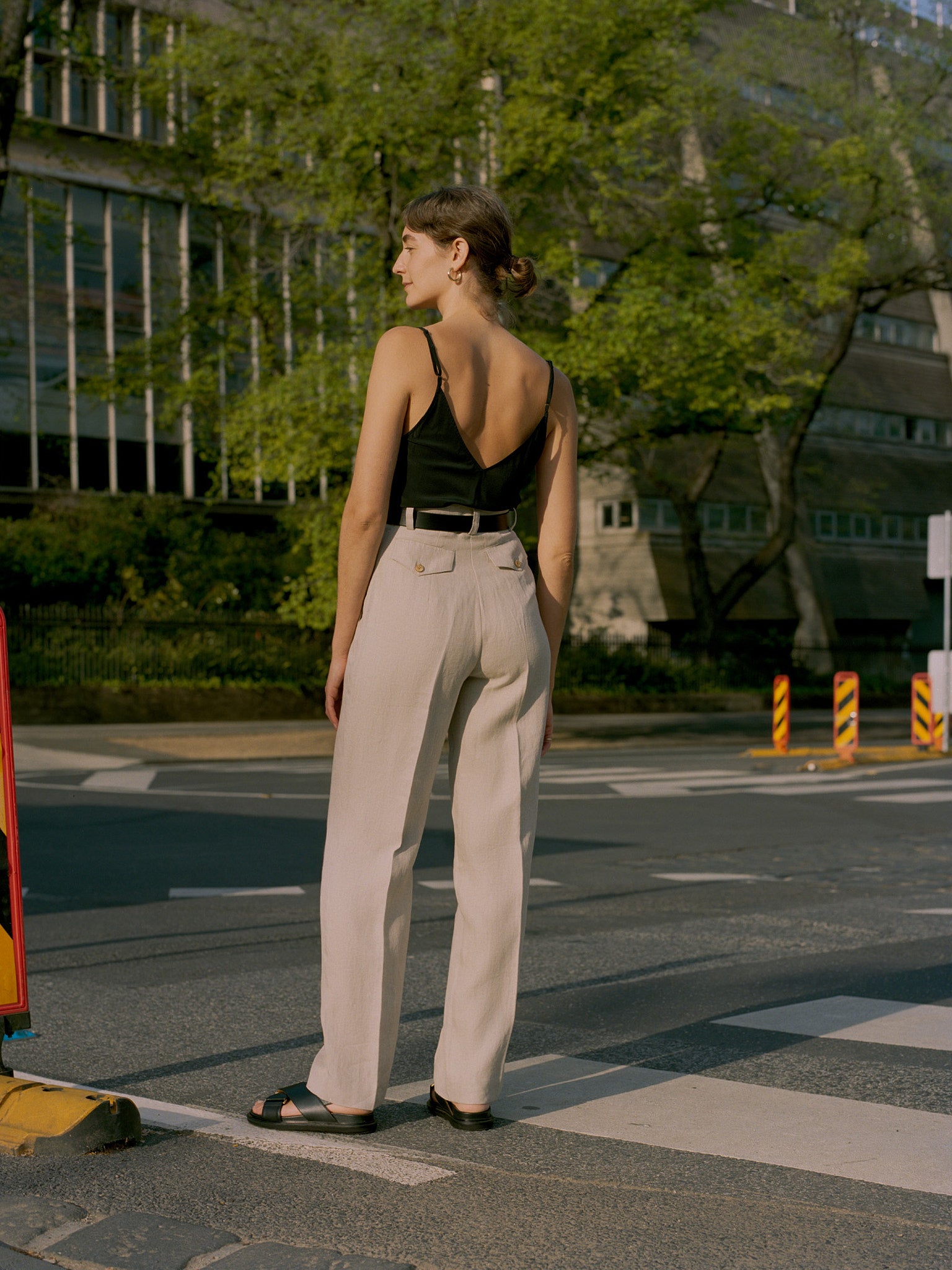 Pre-Order Yu Tailored Oat Japanese Linen Pants