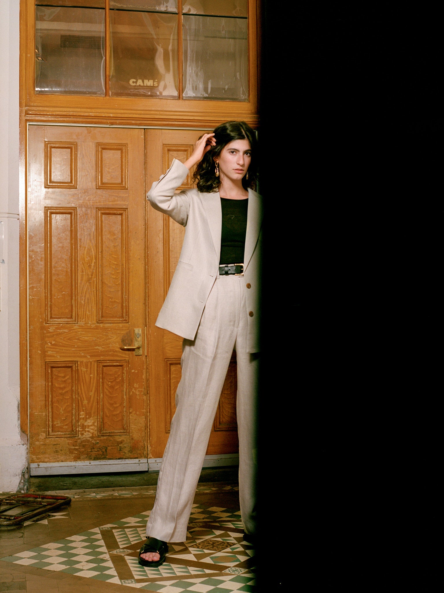 Pre-Order Yu Tailored Oat Japanese Linen Pants