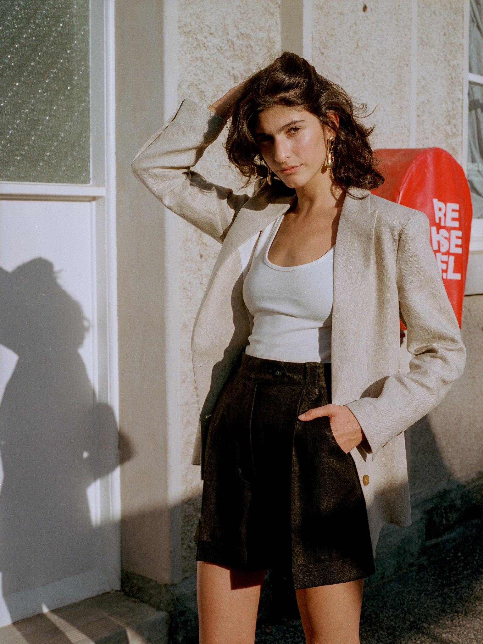 Fred Oat Linen Japanese Blazer