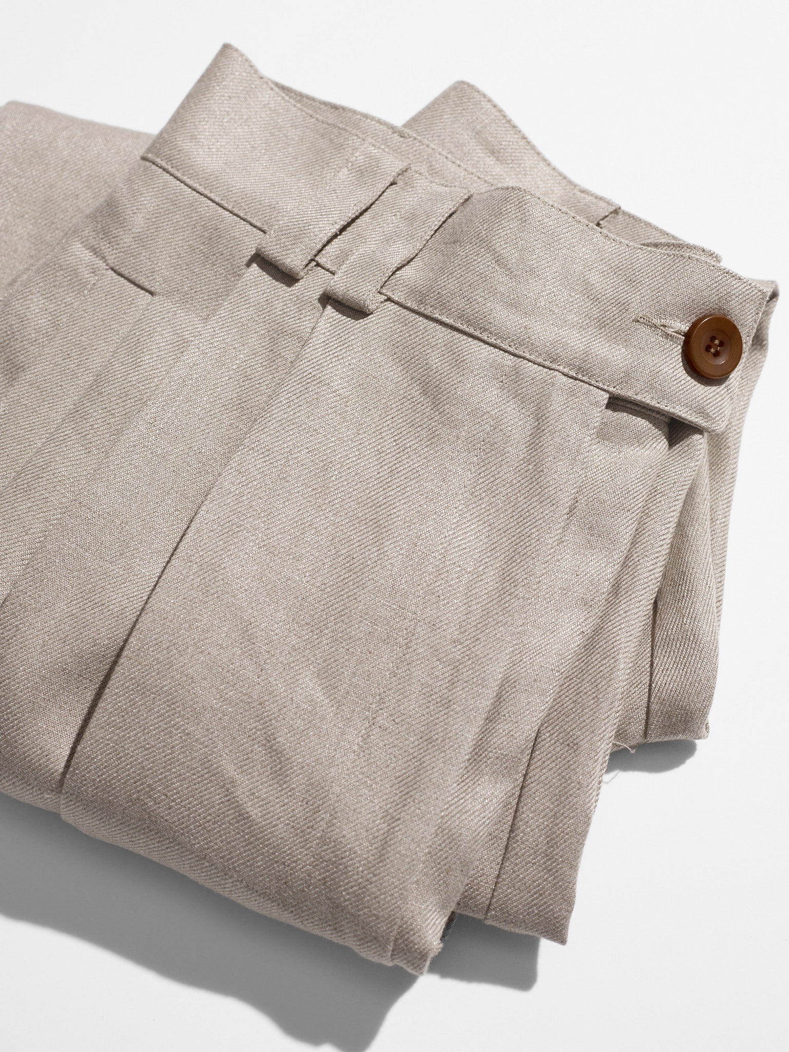Pre-Order Yu Tailored Oat Japanese Linen Pants