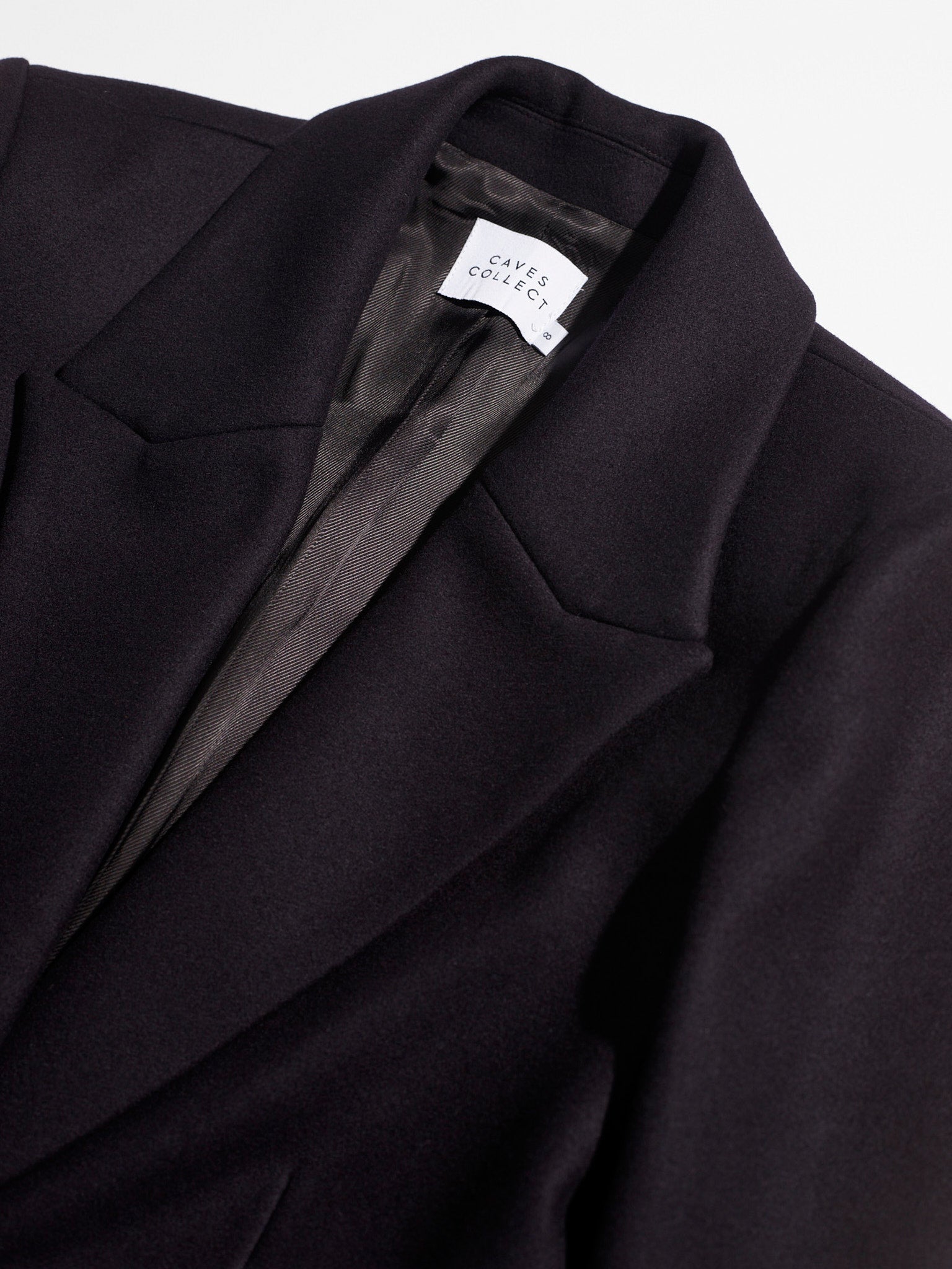 James Navy Italian Wool Coat