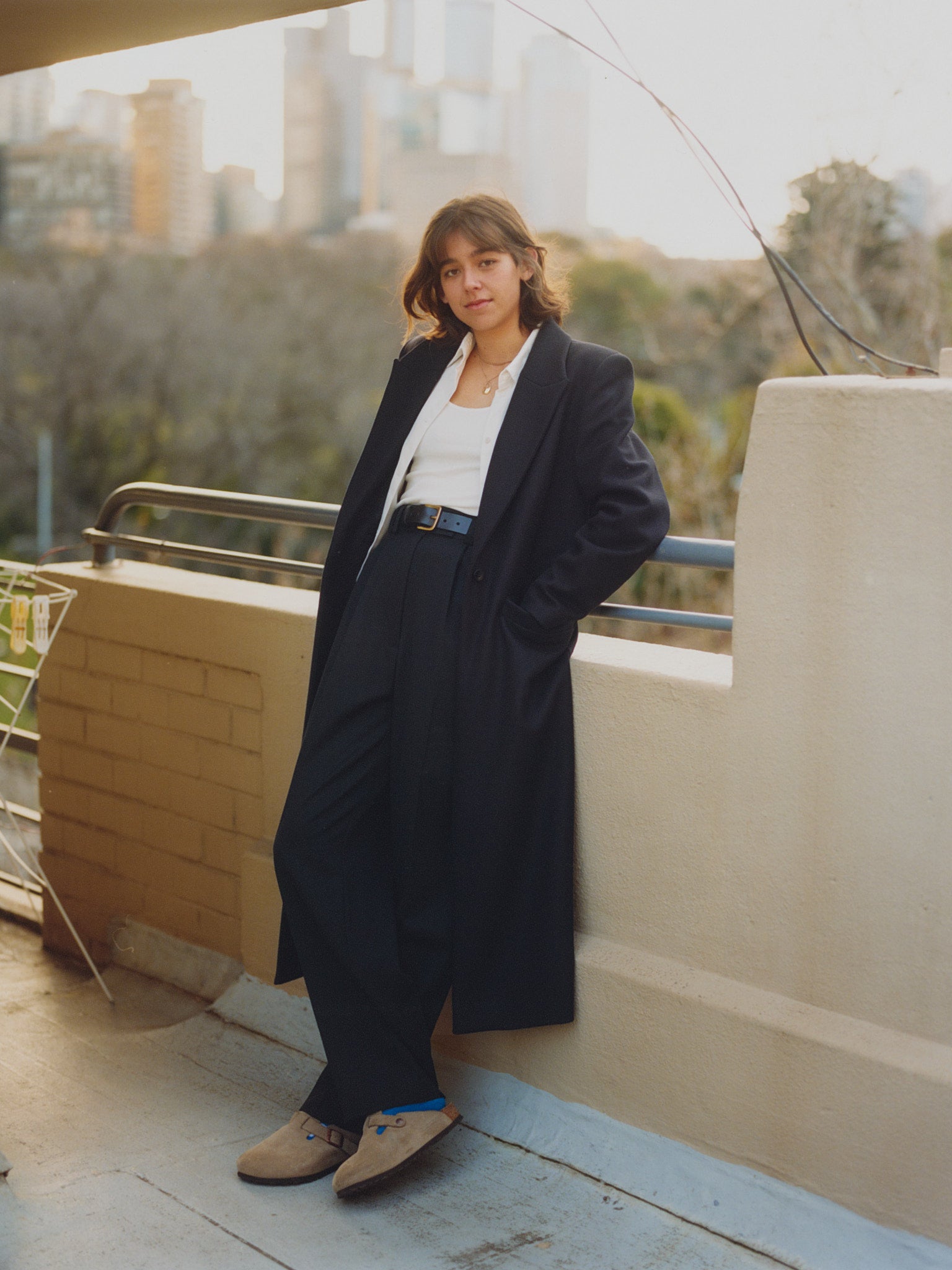 Yu Tailored Navy Japanese Twill Wool Pants