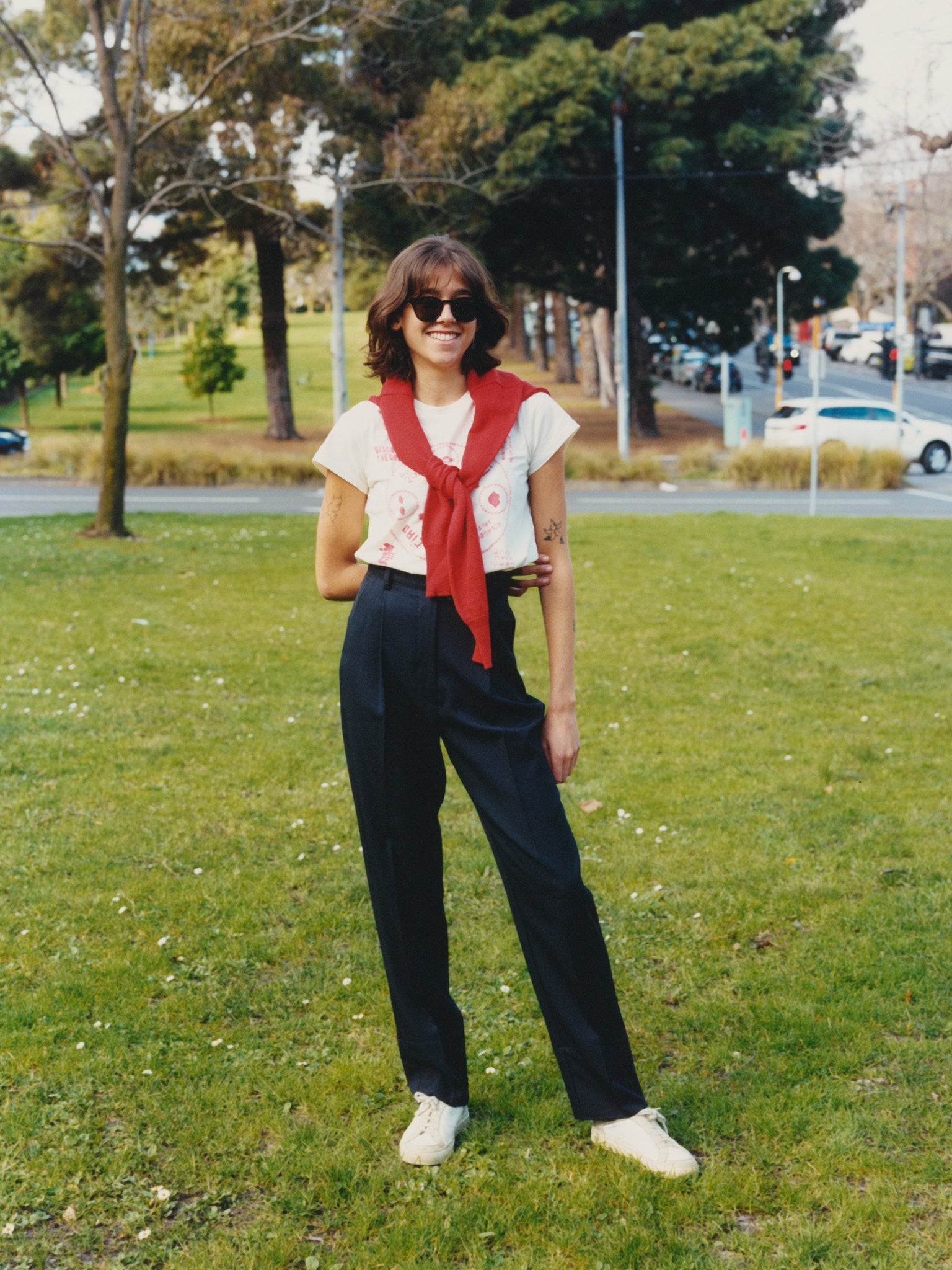 Recently Back in Stock - Kate Navy Japanese Twill Wool Pants