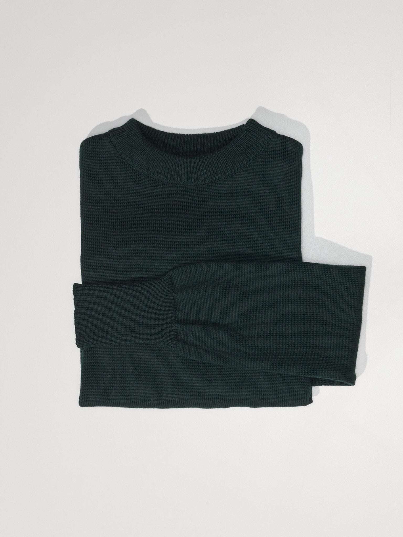 Rufus Forest Green Italian Merino Knit