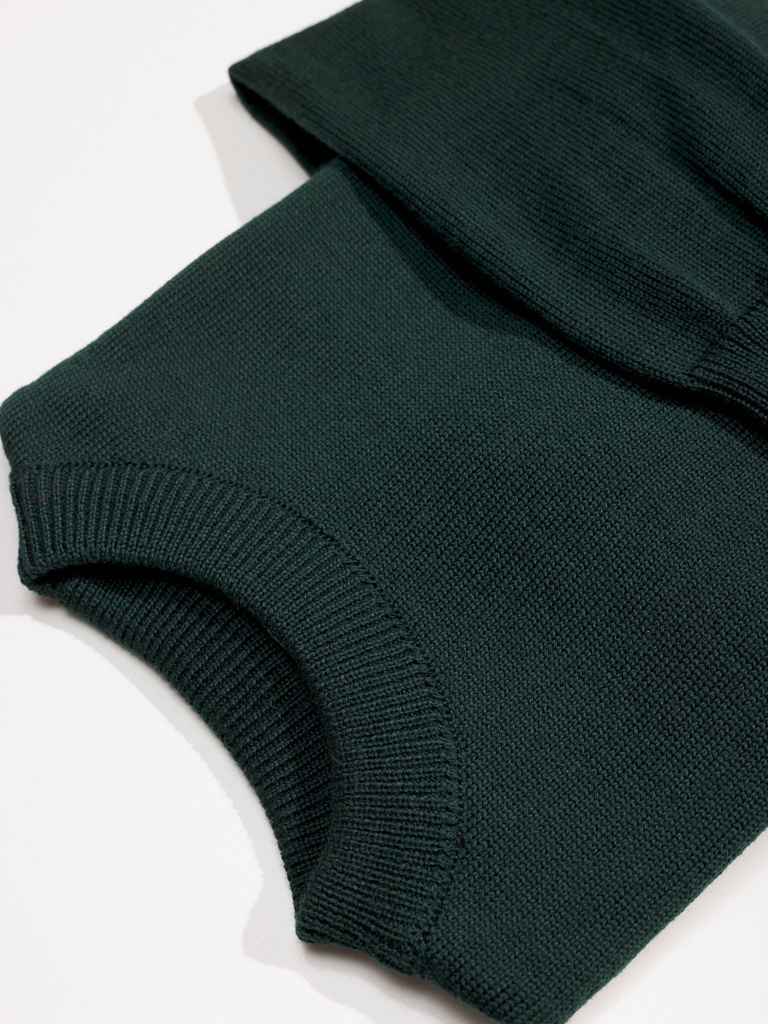 Rufus Forest Green Italian Merino Knit