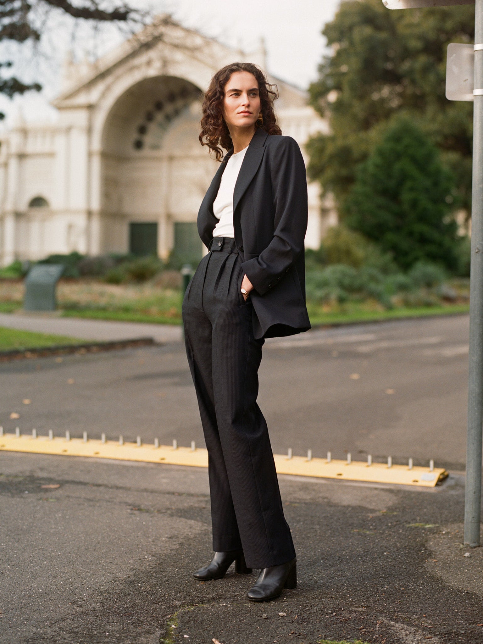 Pre-Order Fred Navy Japanese Twill Wool Blazer