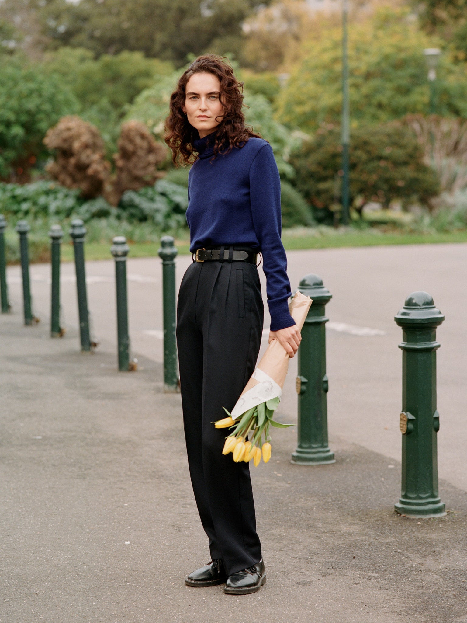 Yu Tailored Black Japanese Twill Wool Pants