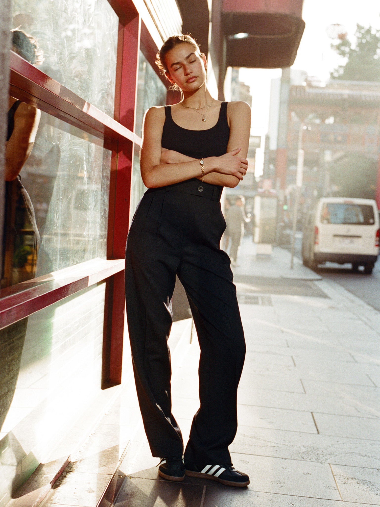 Yu Tailored Navy Japanese Twill Wool Pants