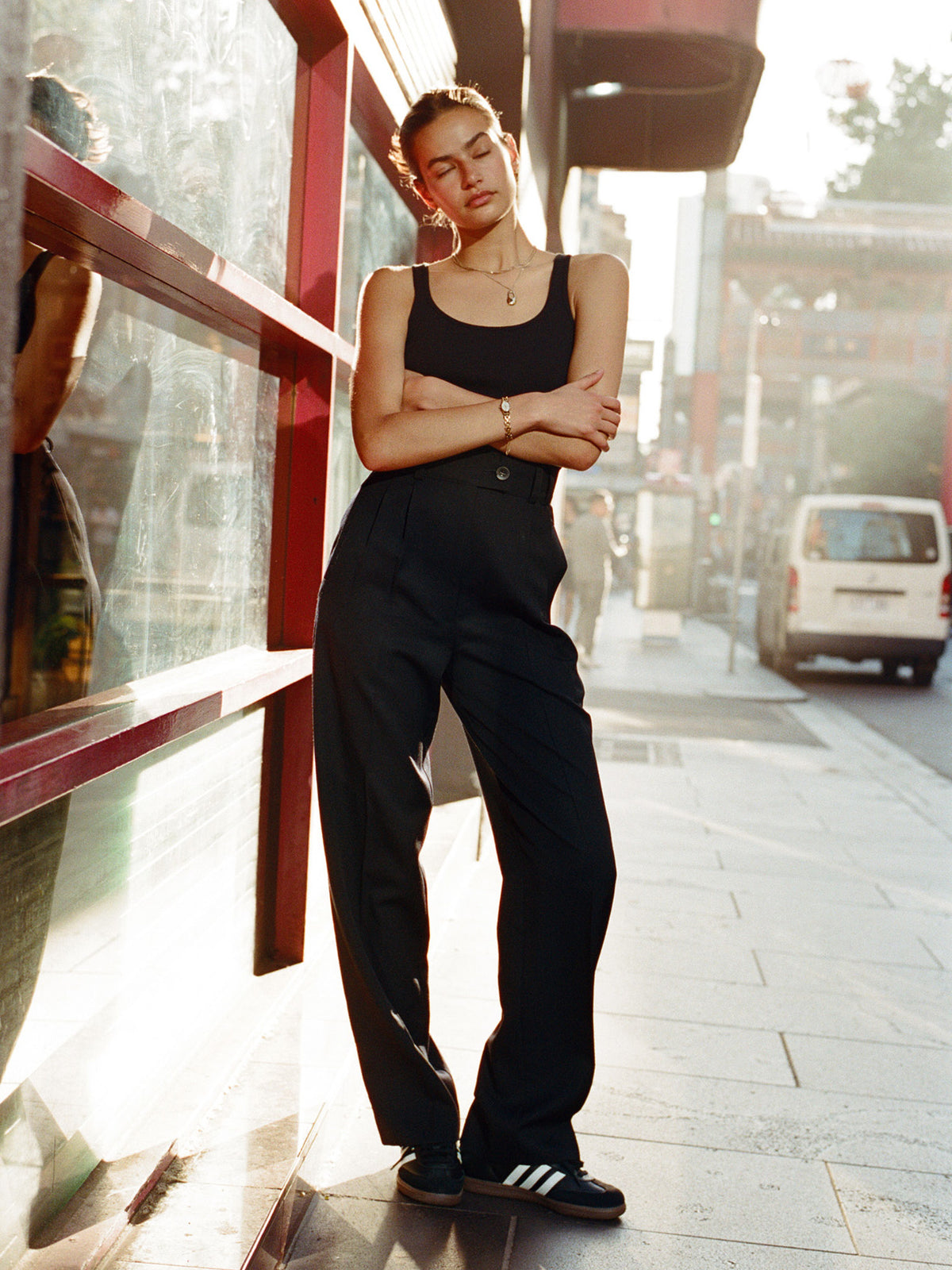 Yu Tailored Black Japanese Twill Wool Pants