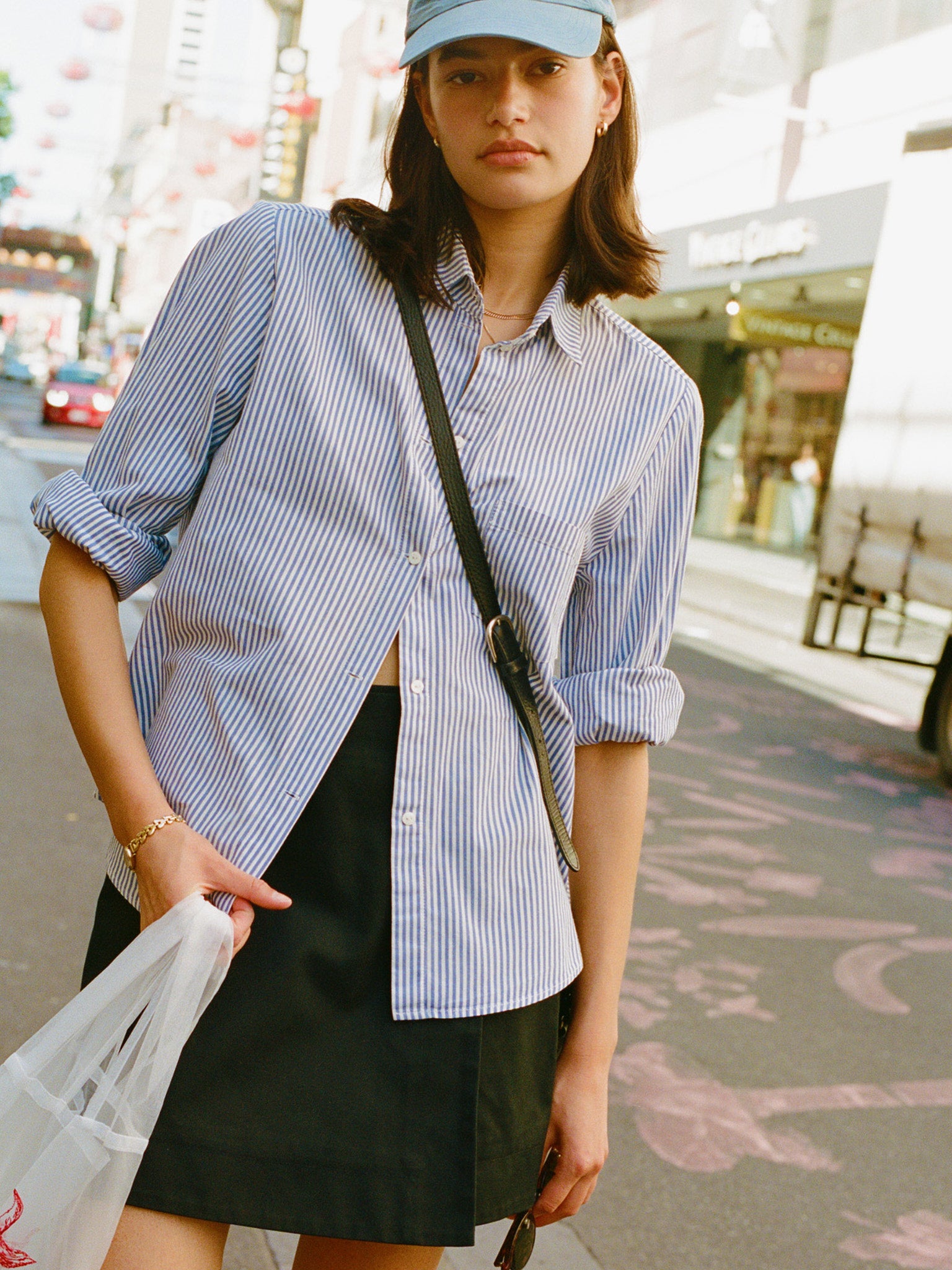 Gabe Black Japanese Cotton Skirt