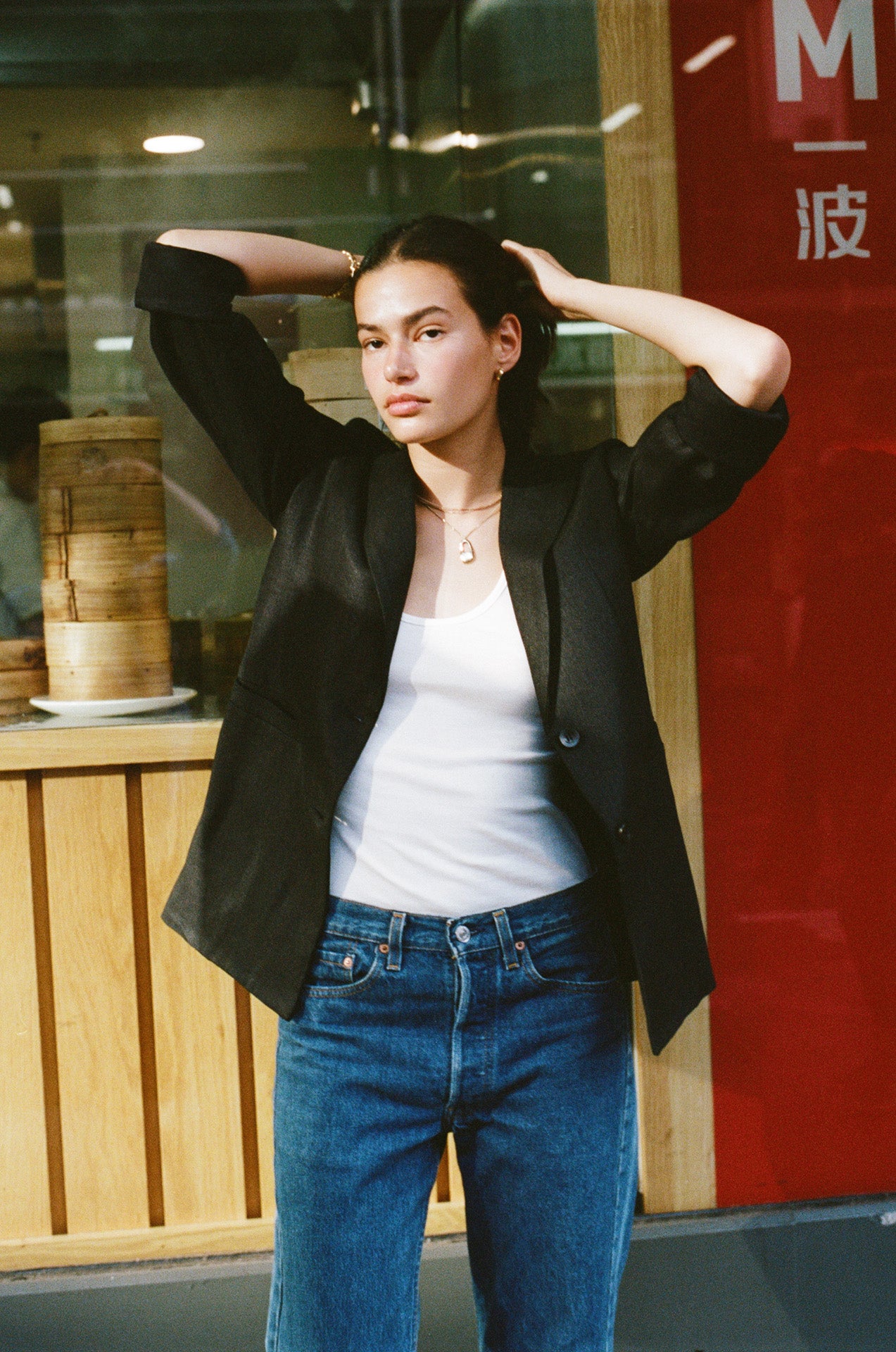 Fred Black Japanese Linen Blazer