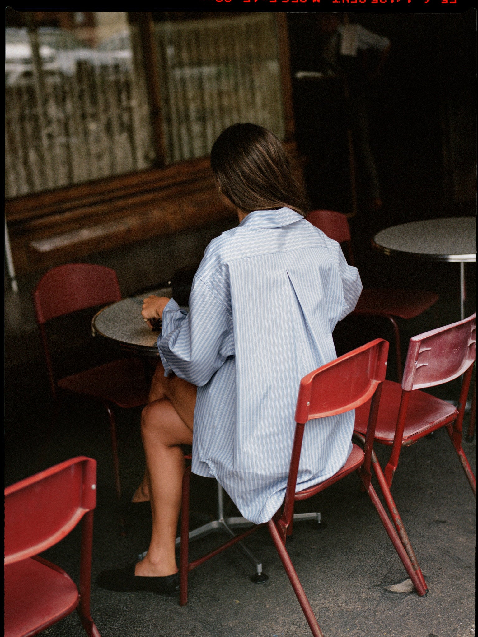 Artist Japanese Blue Cotton Shirt