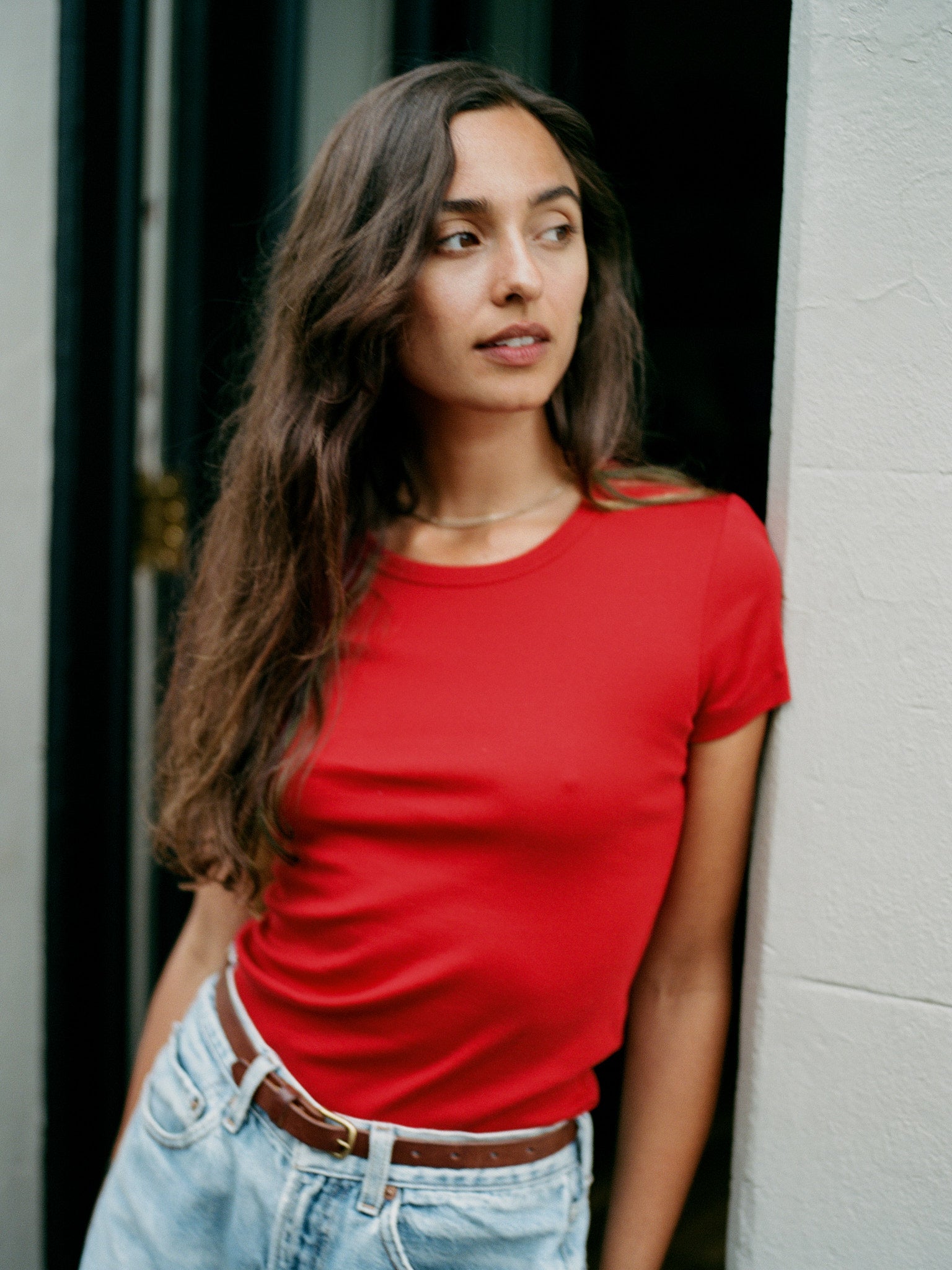 Recently Back in Stock - Vera Tomato Japanese Organic Cotton T