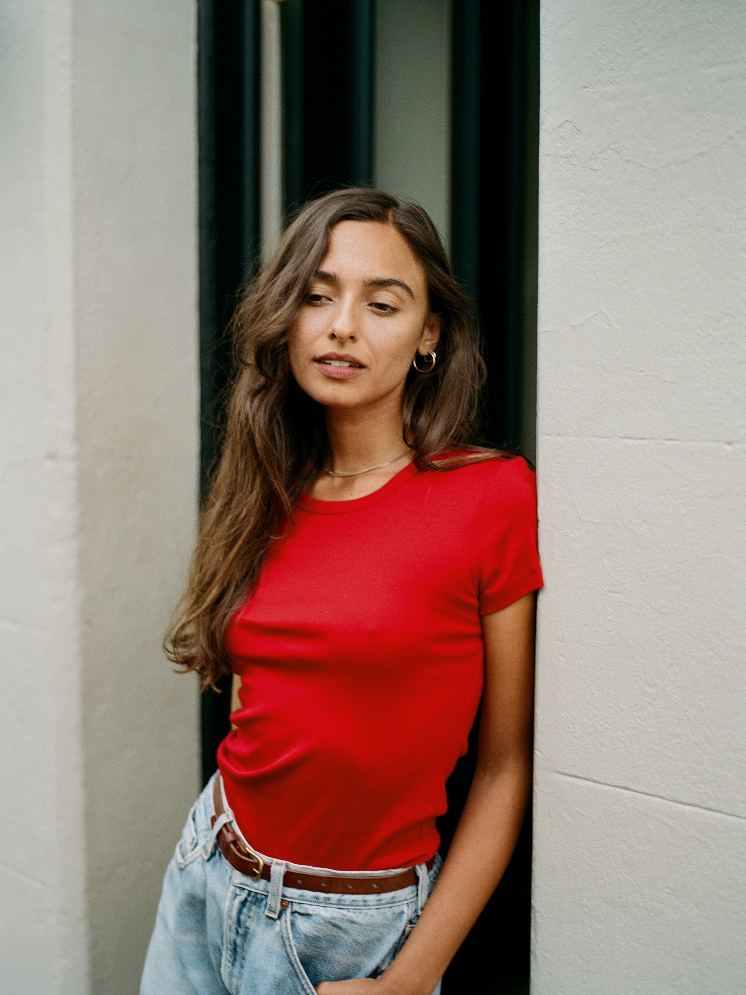 Recently Back in Stock - Vera Tomato Japanese Organic Cotton T