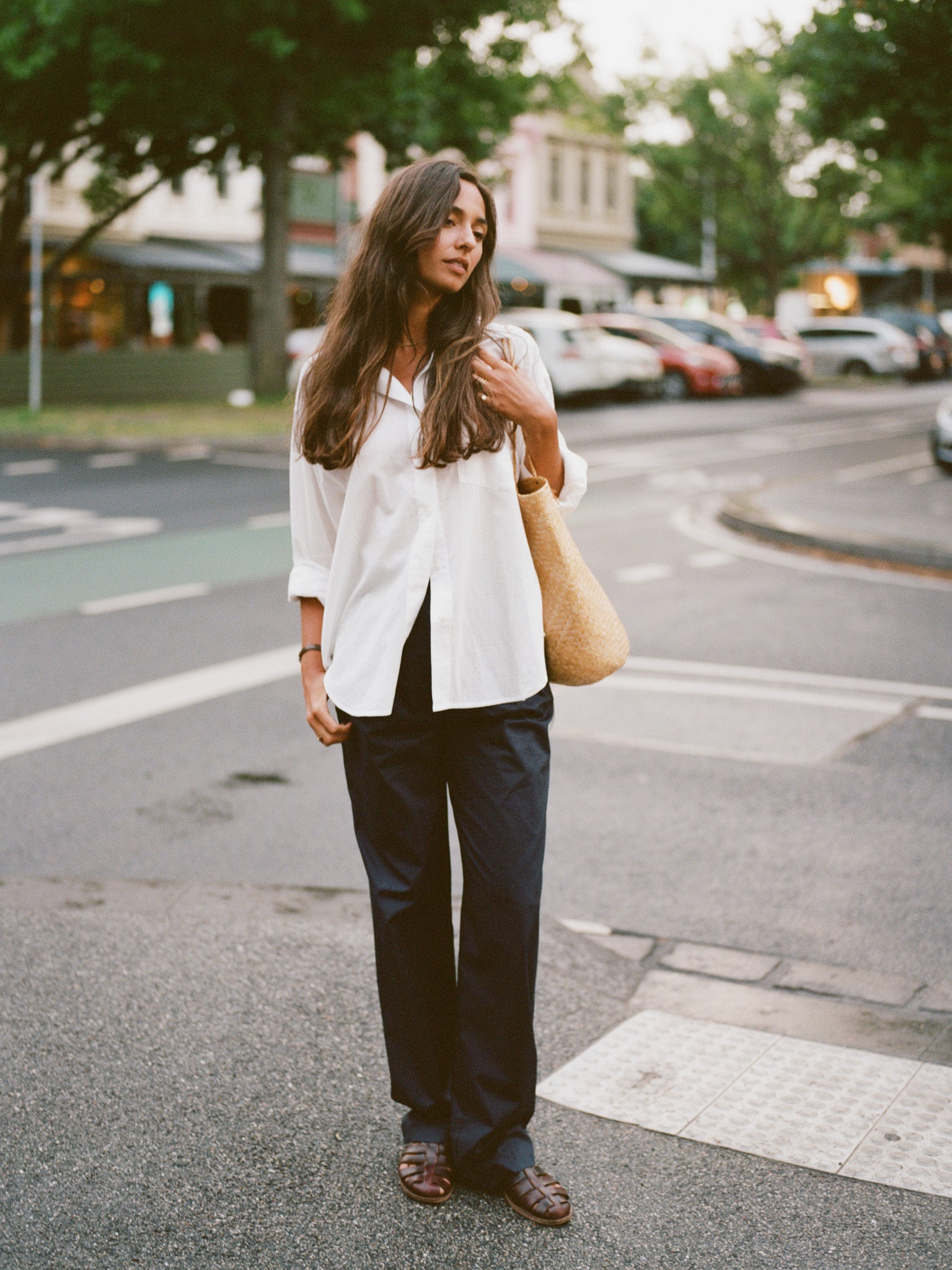 Back in Stock - White Japanese Cotton Artist Shirt