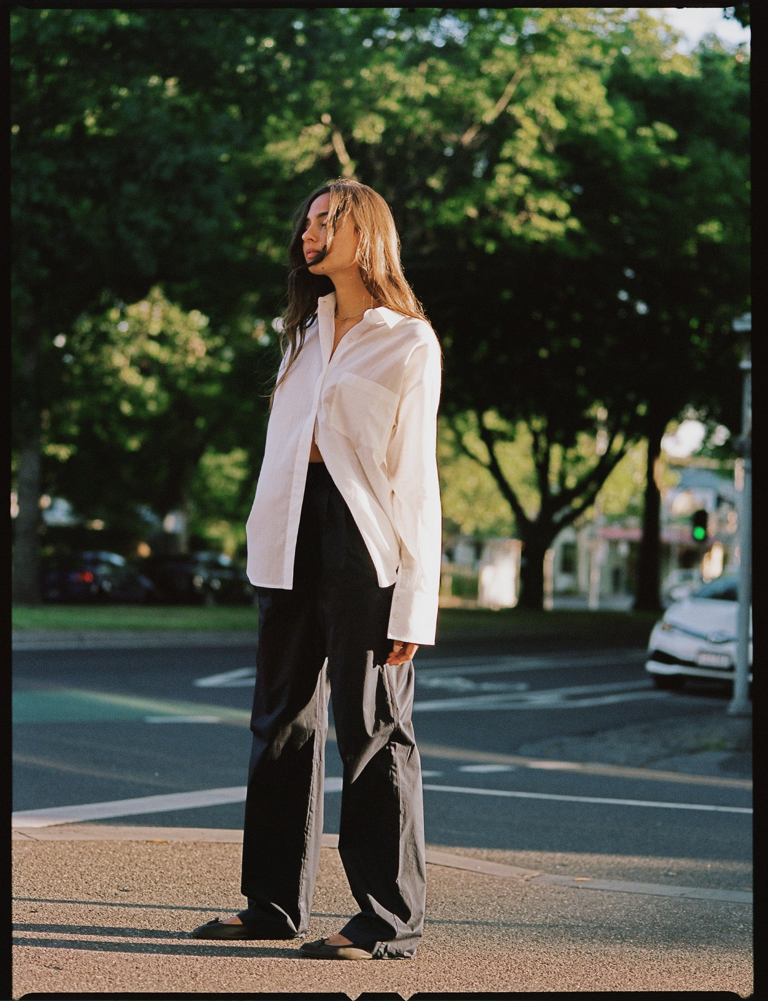 Back in Stock - White Japanese Cotton Artist Shirt