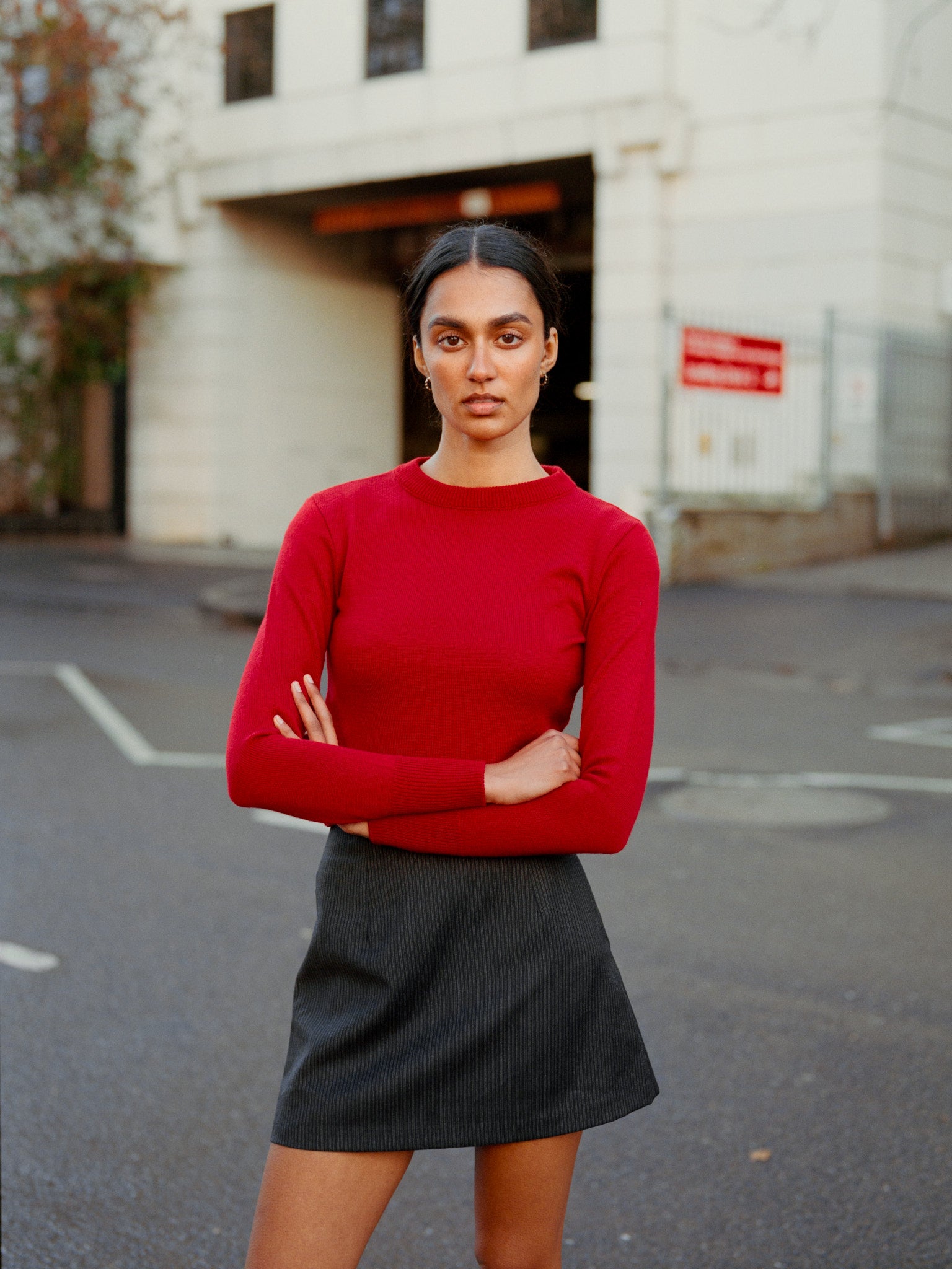 Limited Edition - Fine Italian Wool Kit Mini Skirt