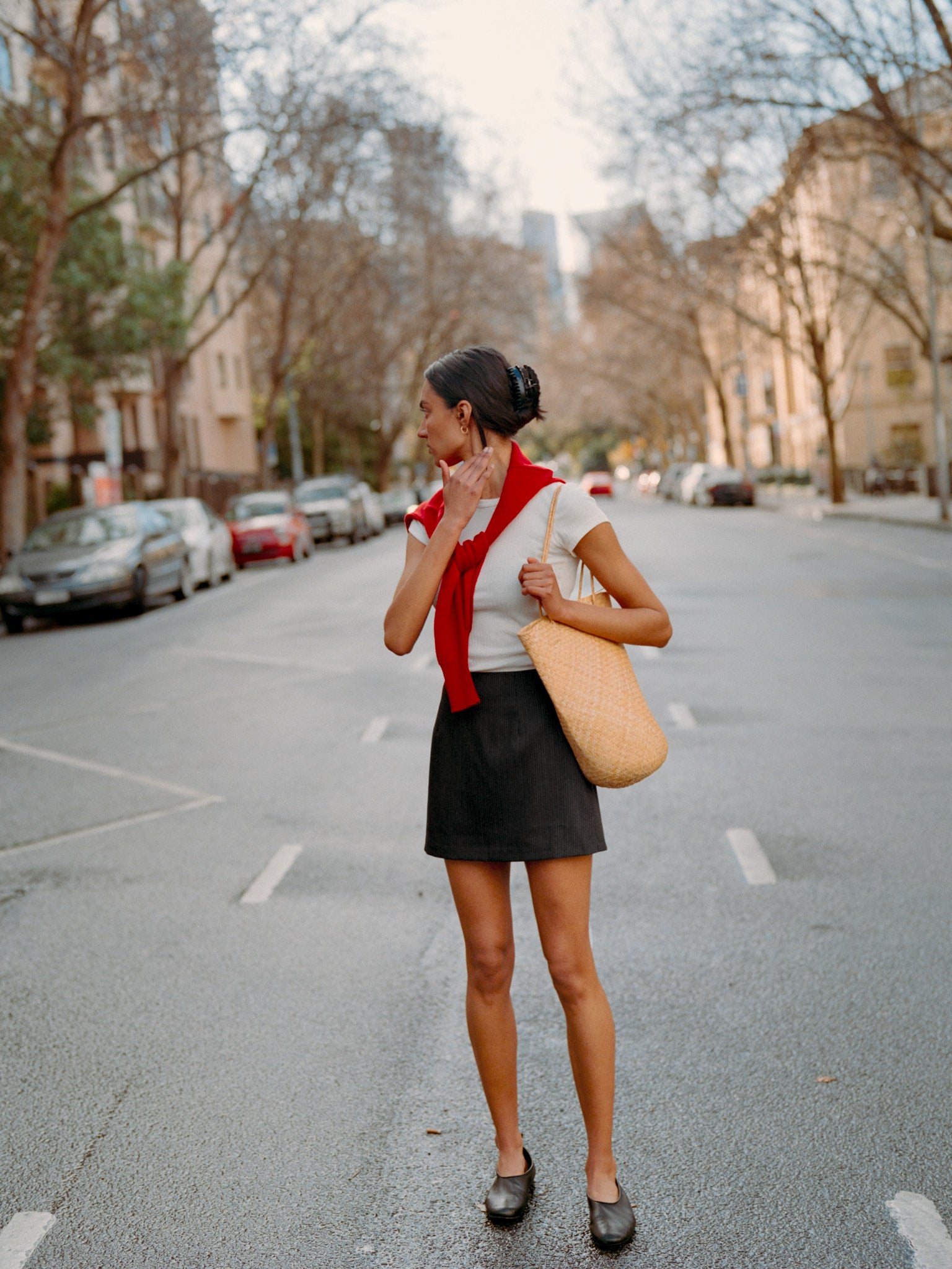 Limited Edition - Fine Italian Wool Kit Mini Skirt