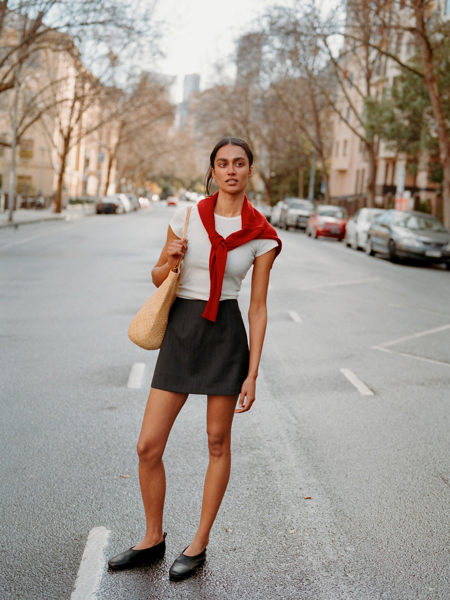 Limited Edition - Fine Italian Wool Kit Mini Skirt