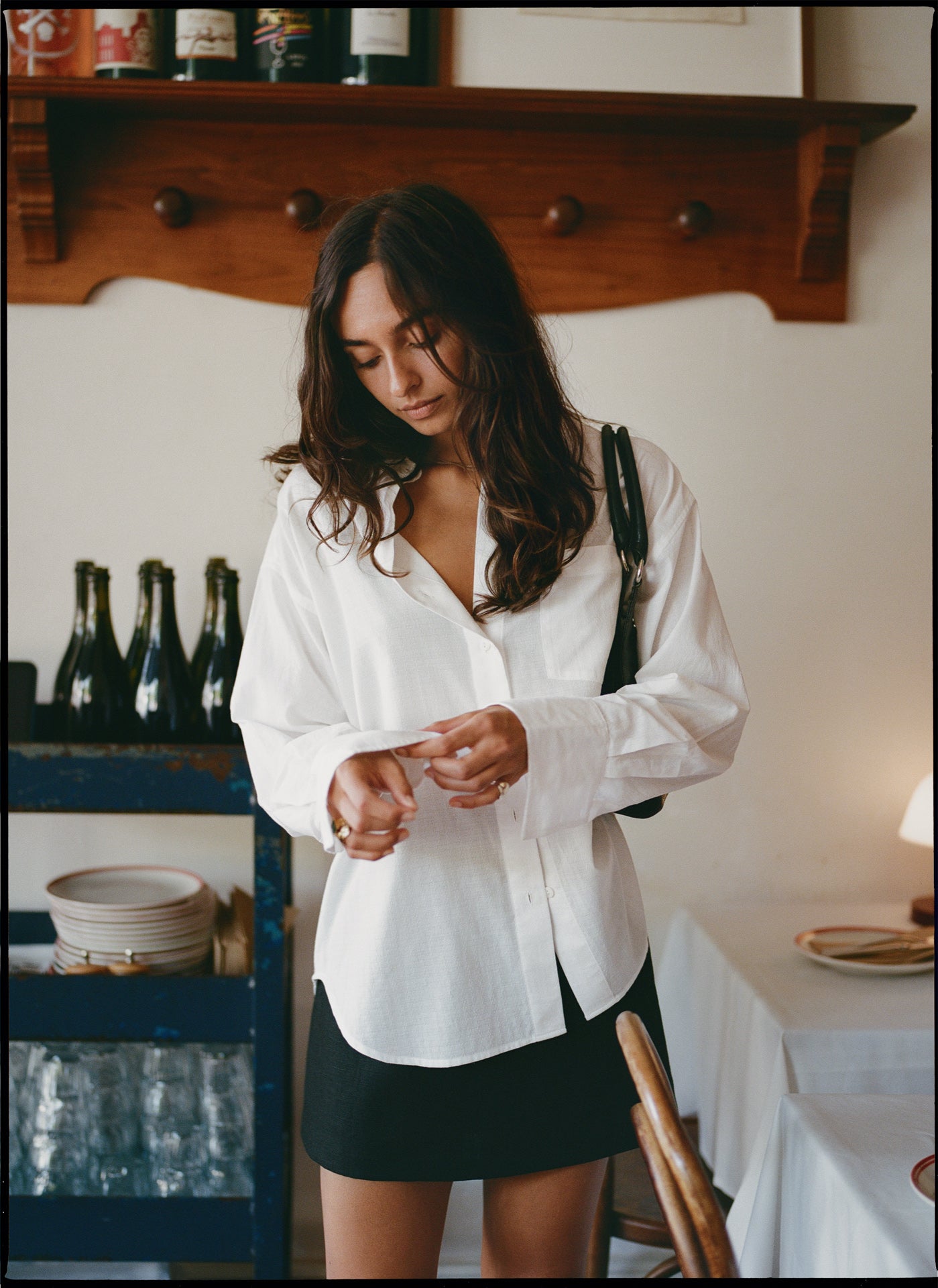 White Japanese Cotton Artist Shirt