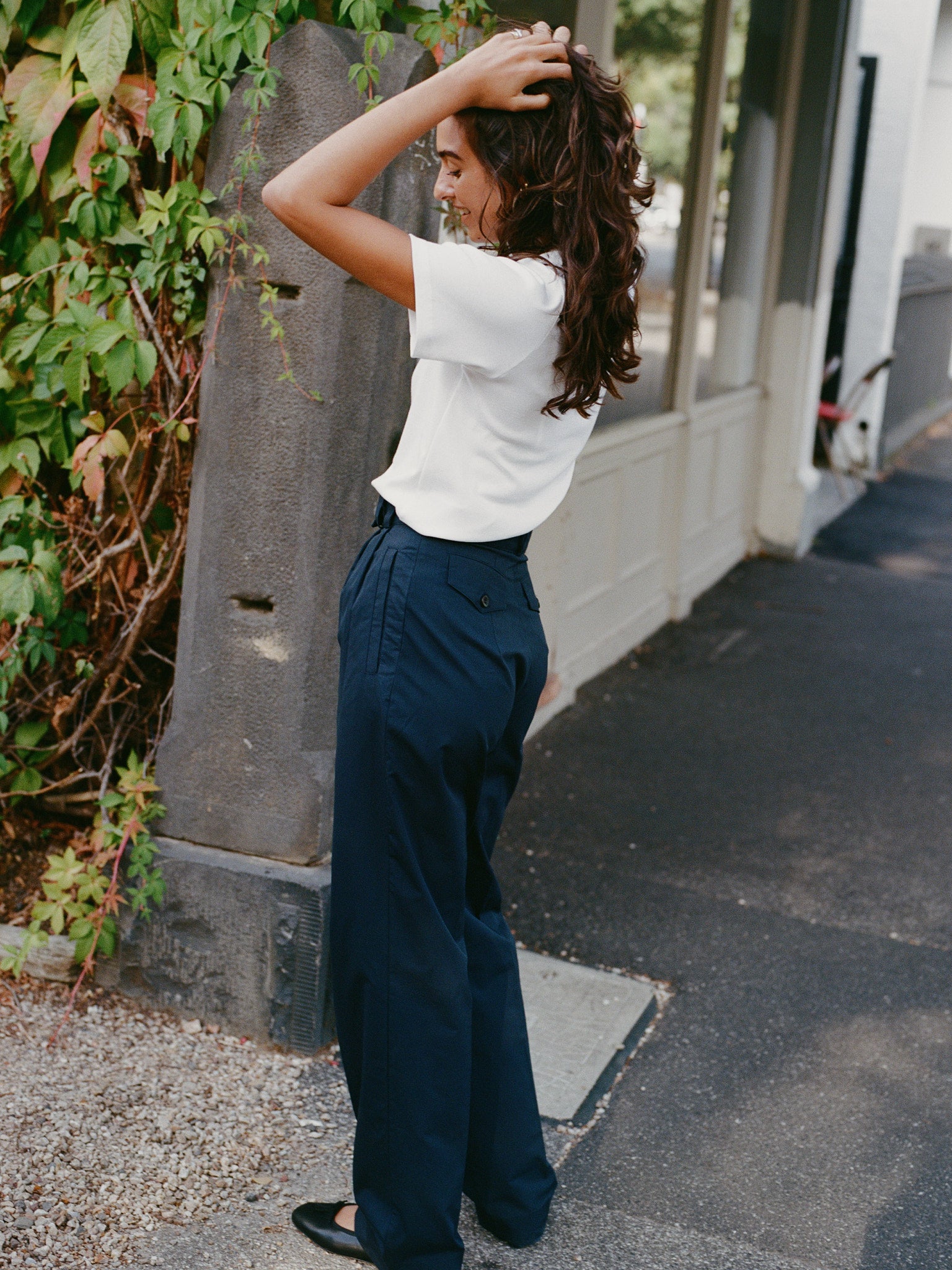 Recently Back in Stock - Jim Organic Cream Cotton T