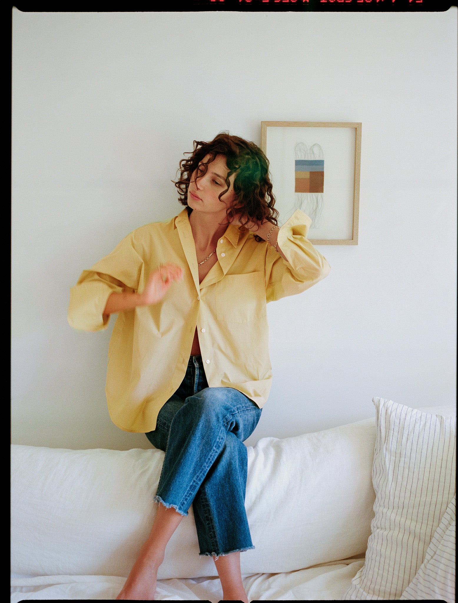 Artist Japanese Butter Stripe Cotton Shirt