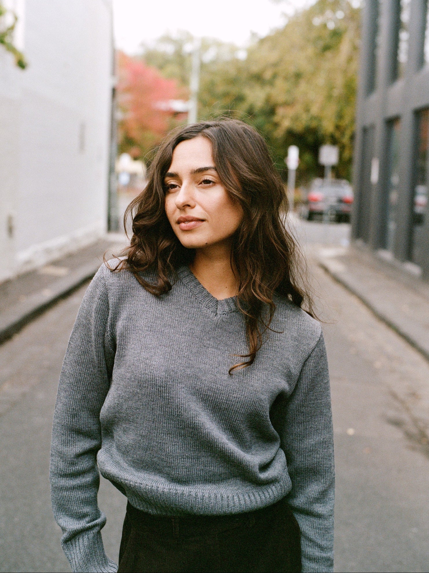 Pre-Order Jonny Italian Merino Grey Knit