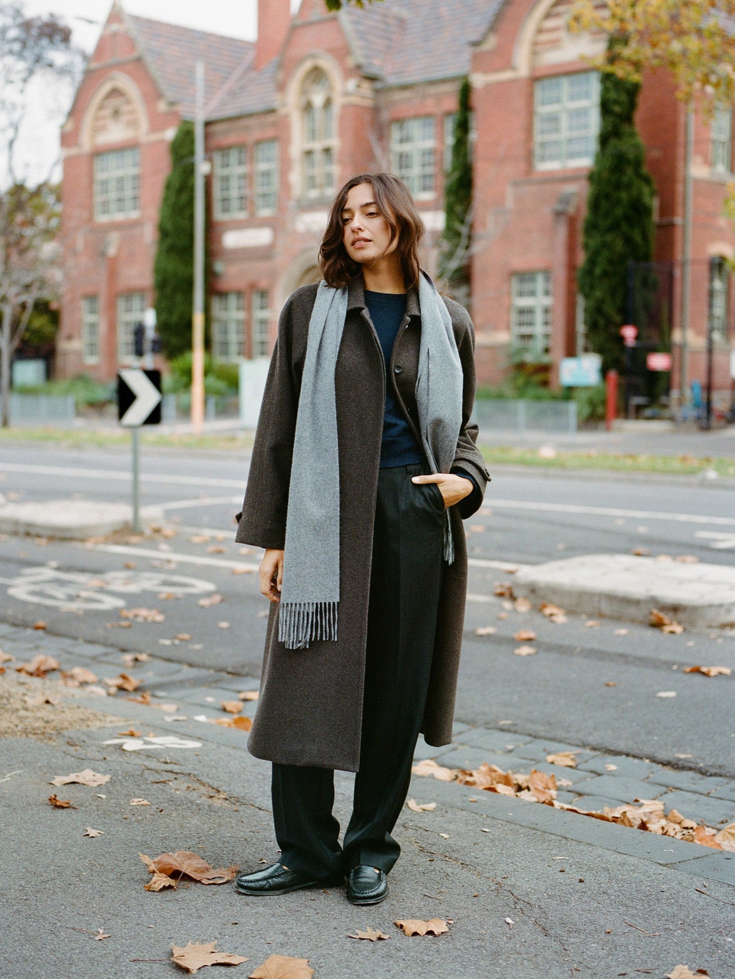 Pre-Order Lui Hazelnut Balmacann Japanese Wool Coat