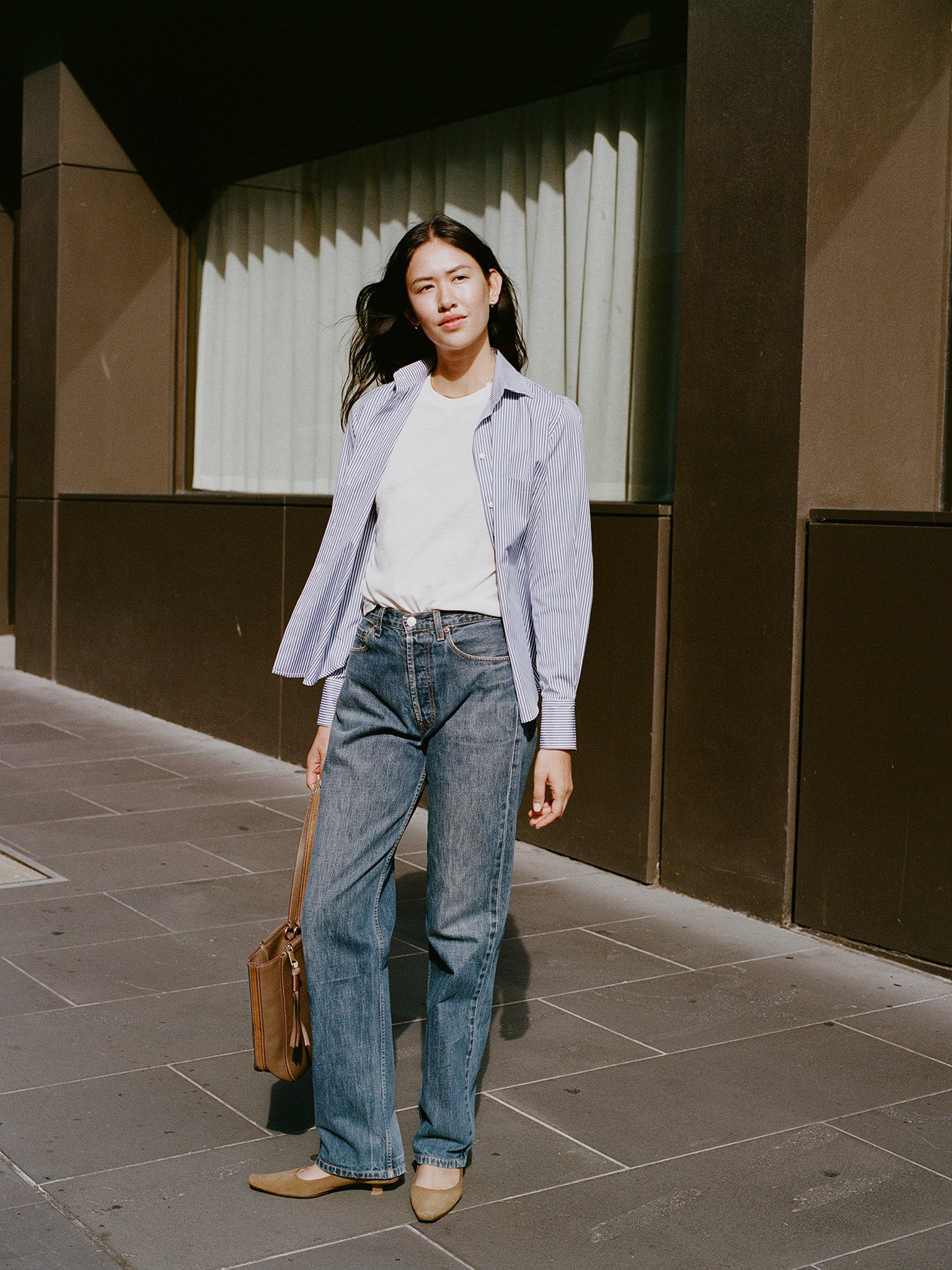 Mirka Classic Stripe Cotton Shirt