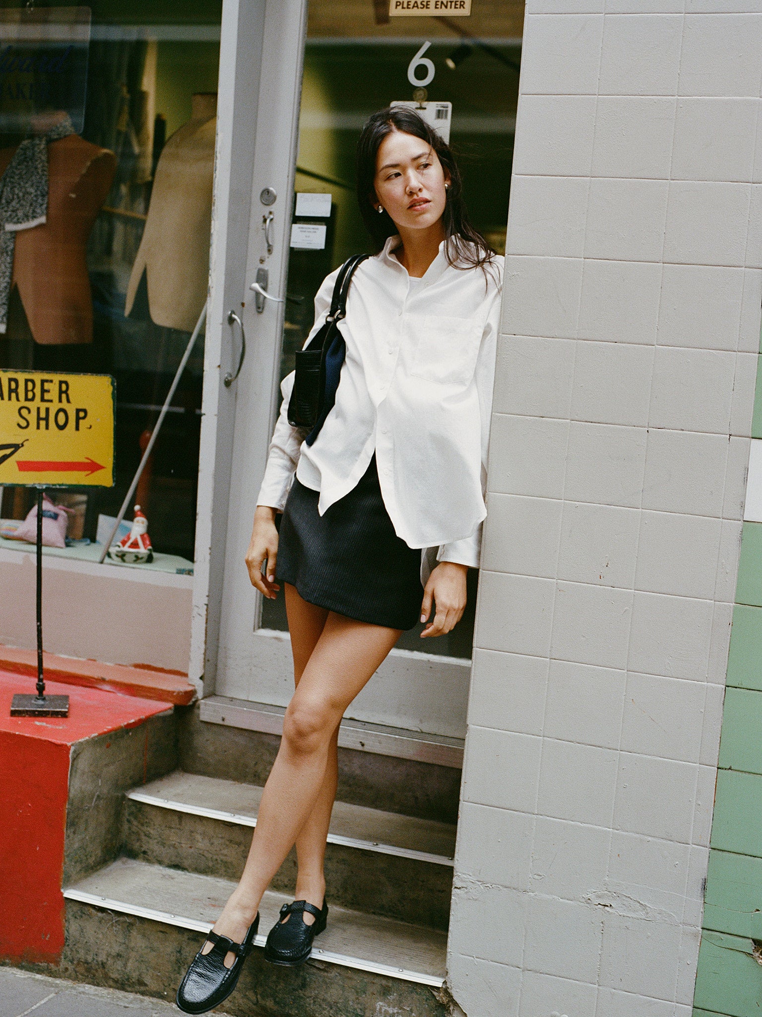 White Japanese Cotton Artist Shirt