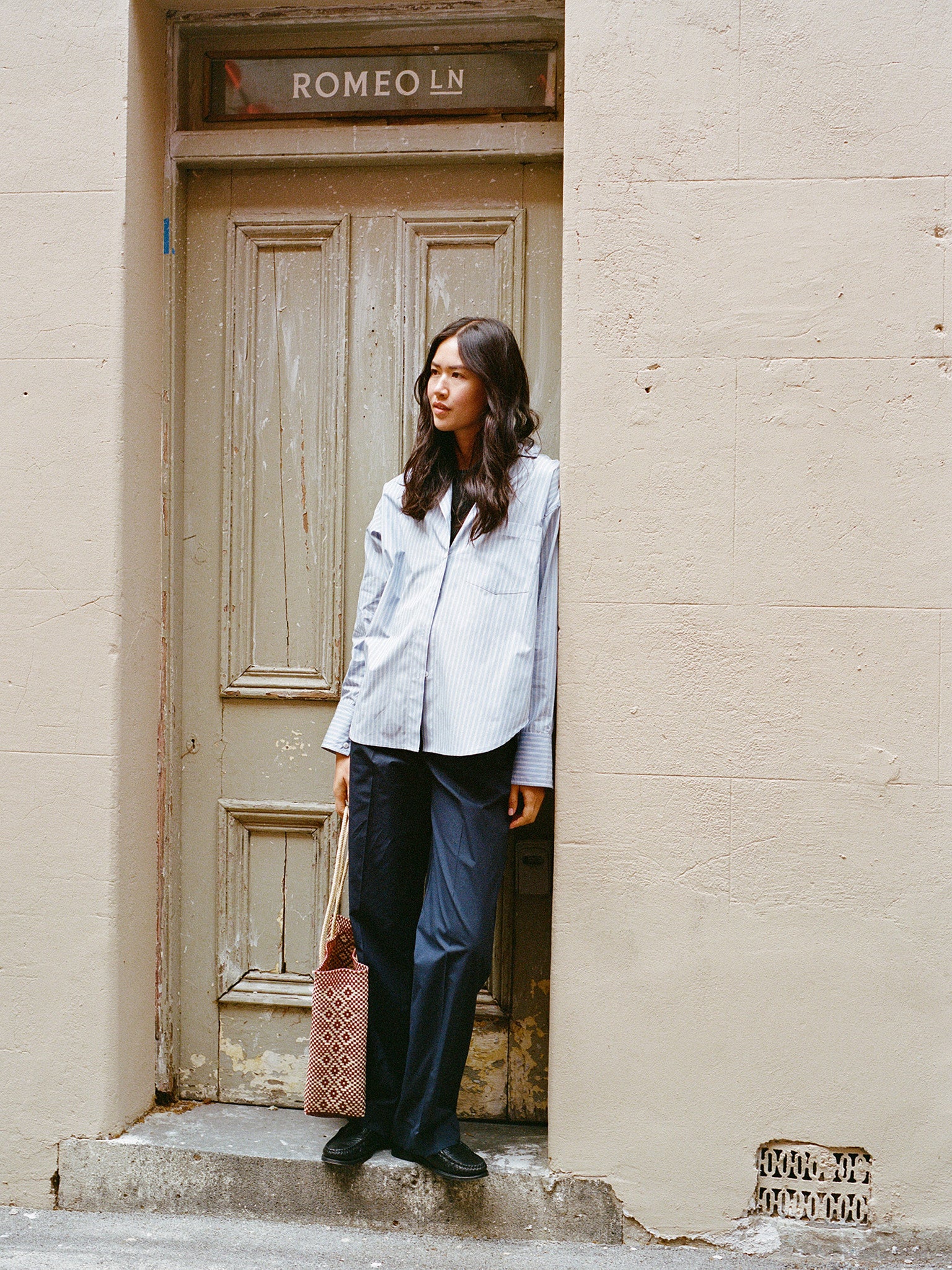 Artist Japanese Blue Cotton Shirt