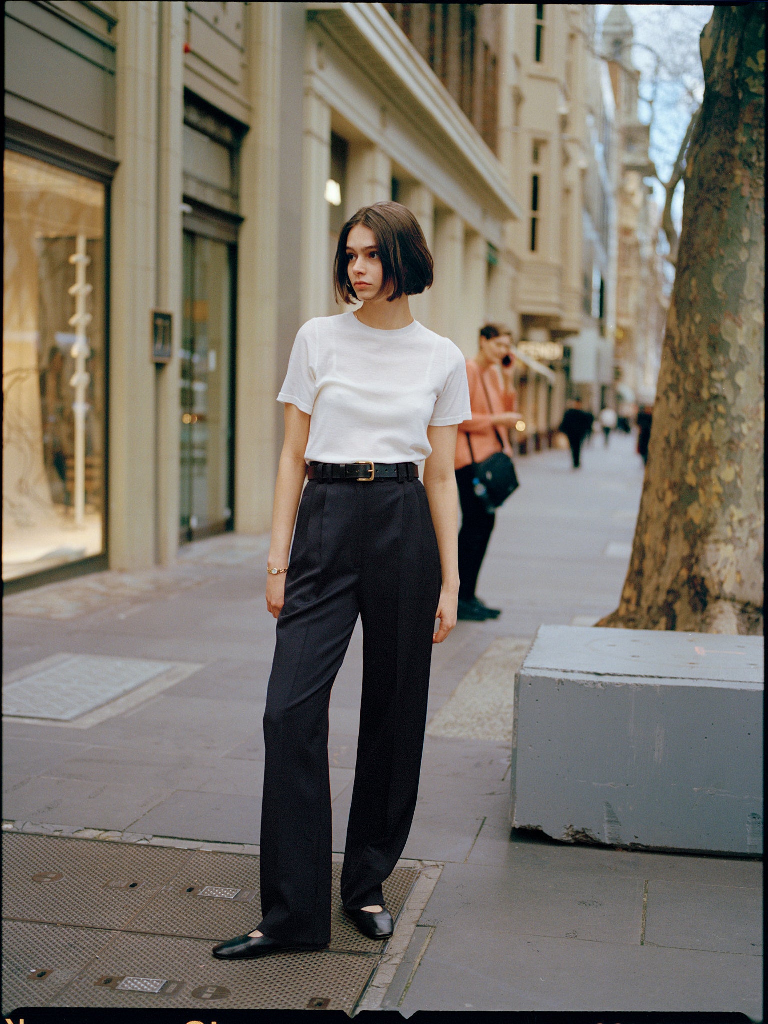 Yu Tailored Black Japanese Twill Wool Pants